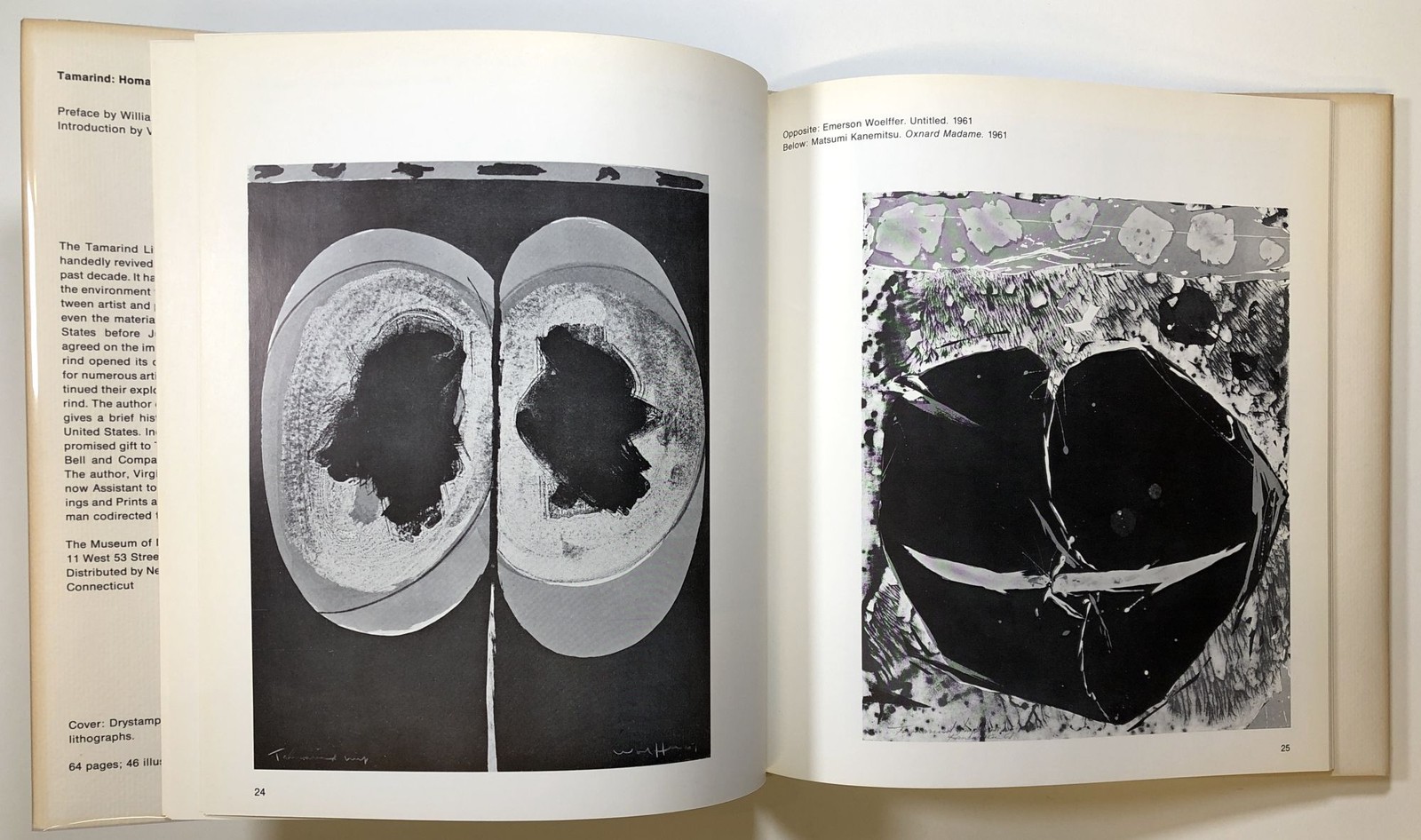 William S Lieberman, pref. / Tamarind Homage to Lithography 1st Edition 1969