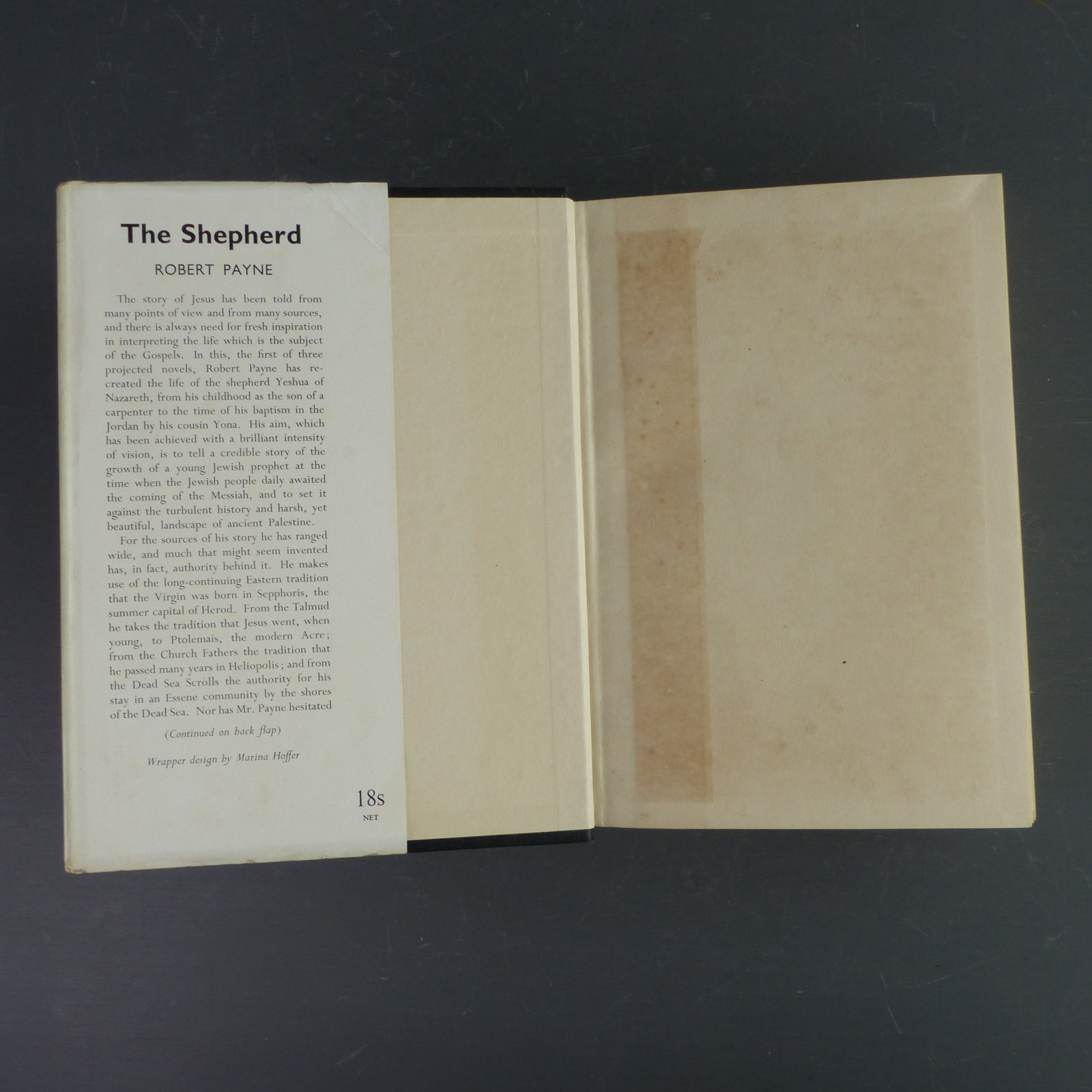 THE SHEPHERD by ROBERT PAYNE – HEINEMANN 1957 – Hardback WITH JACKET