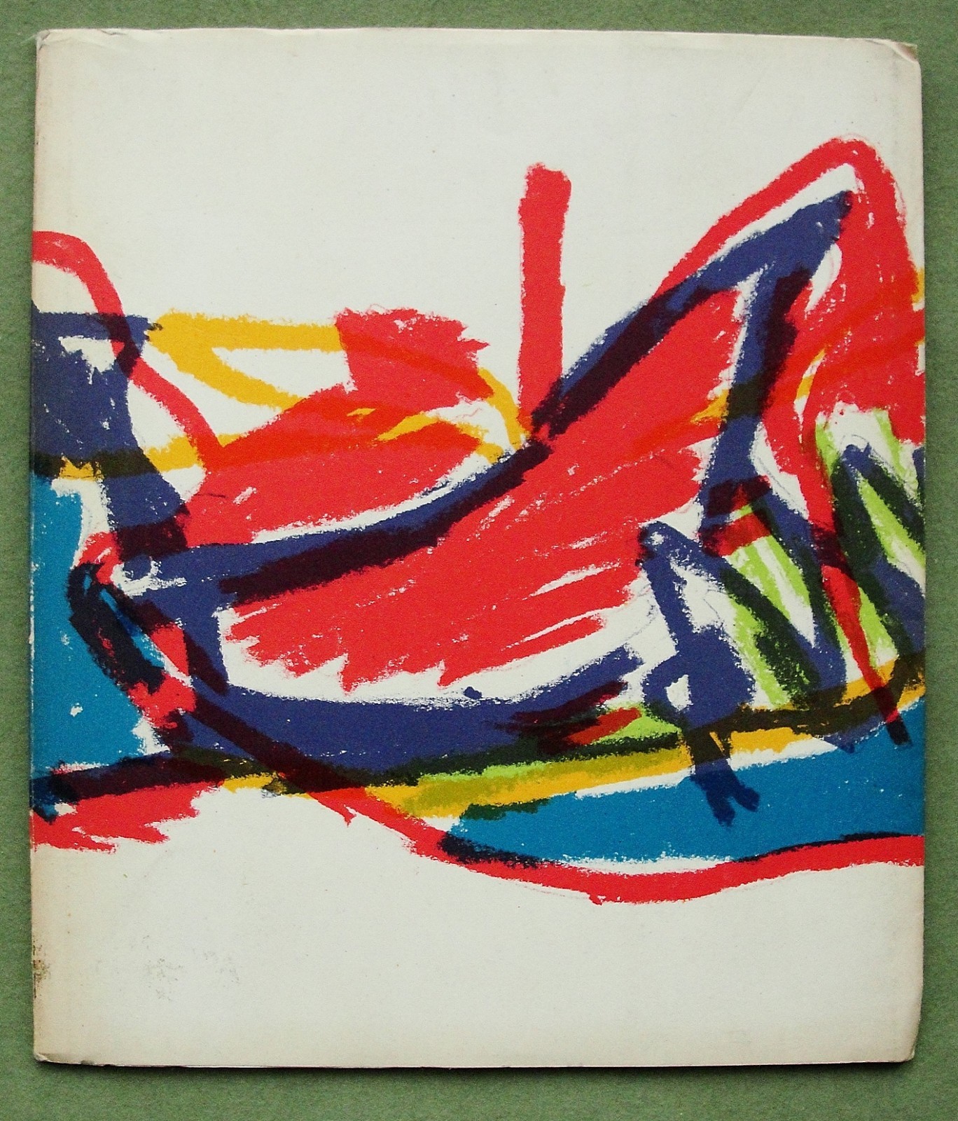 FLUXUS: Wim T. Schippers, 1965: ” ? ” (print from the block); Karel APPEL litho