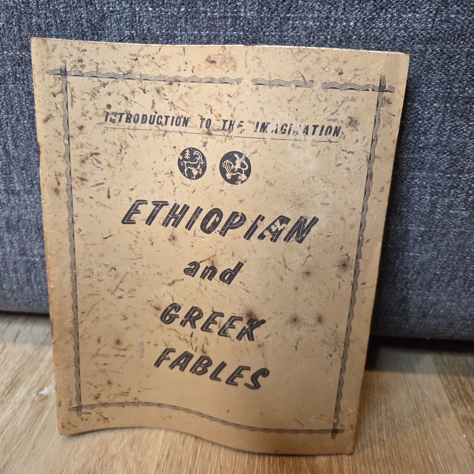 Rare Undated Ethiopian Greek Aesop Fables Educational Booklet Folk Tales Vintage