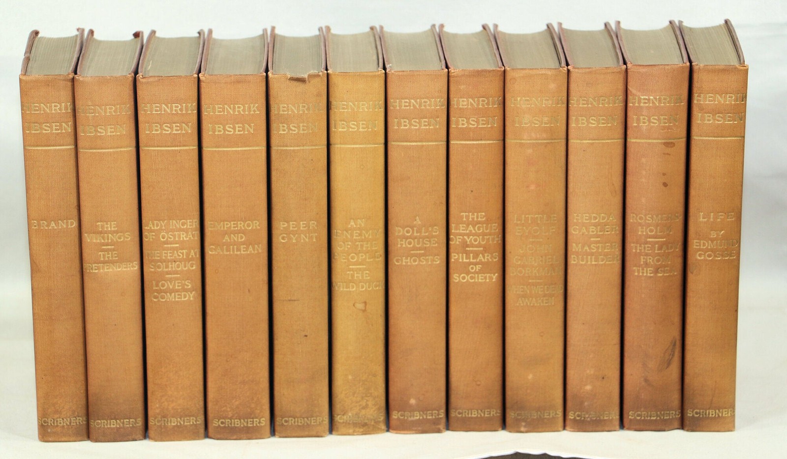 Edmund Gosse / Collected Works of Henrik Ibsen with Henrik Ibsen 1910