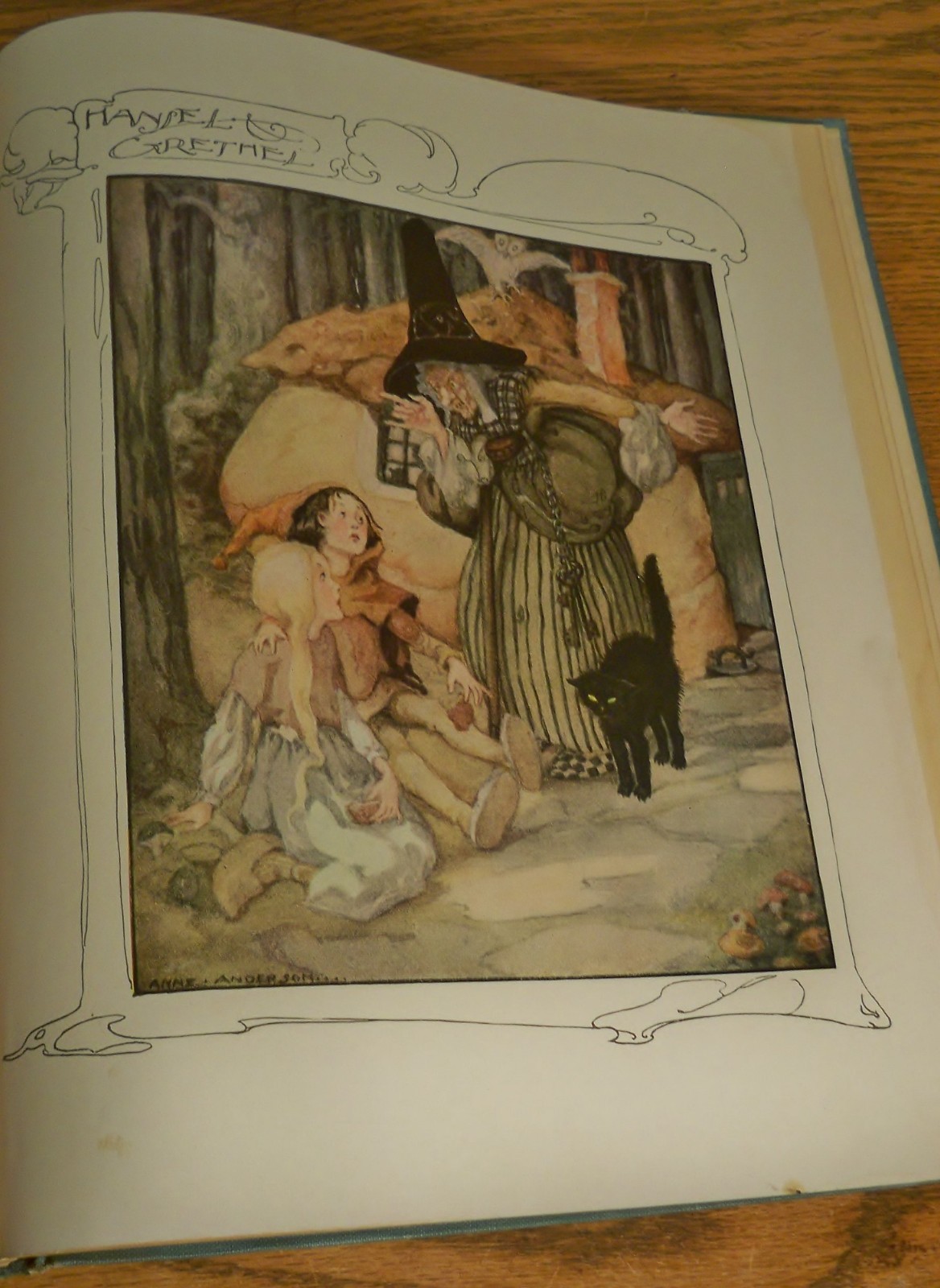 OLD OLD FAIRY TALES 1932 Anne Anderson CINDERELLA Snow White Rapunzel 11 Color
