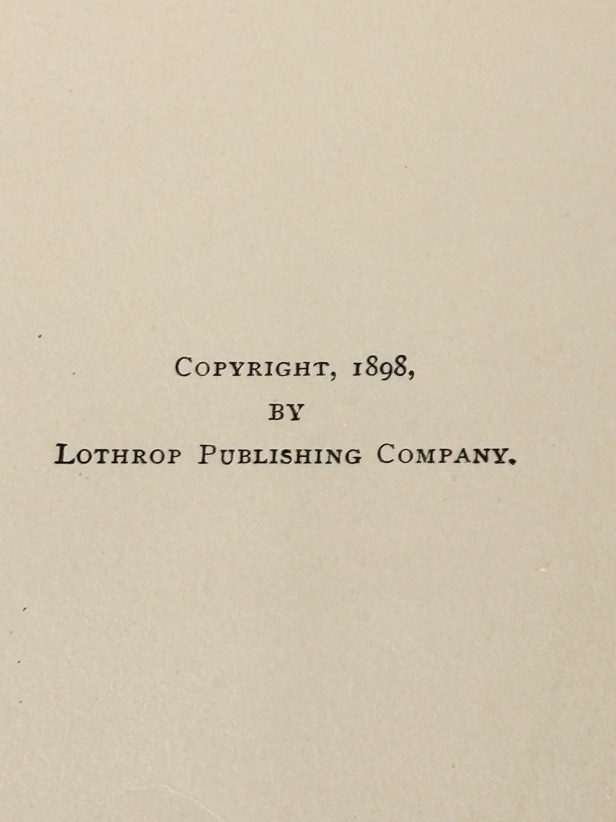 1898 Rare Antique Alice in Wonderland & Through the Looking Glass Lothrop Boston