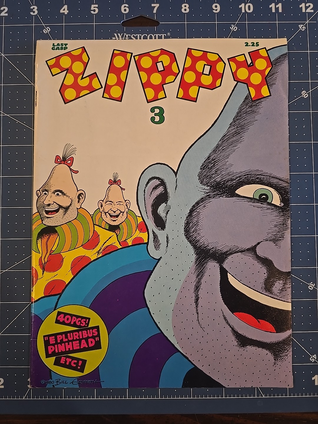 💥ZIPPY COMICS #3 ZIPPY LAST GASP 1984 BILL GRIFFITH pinhead