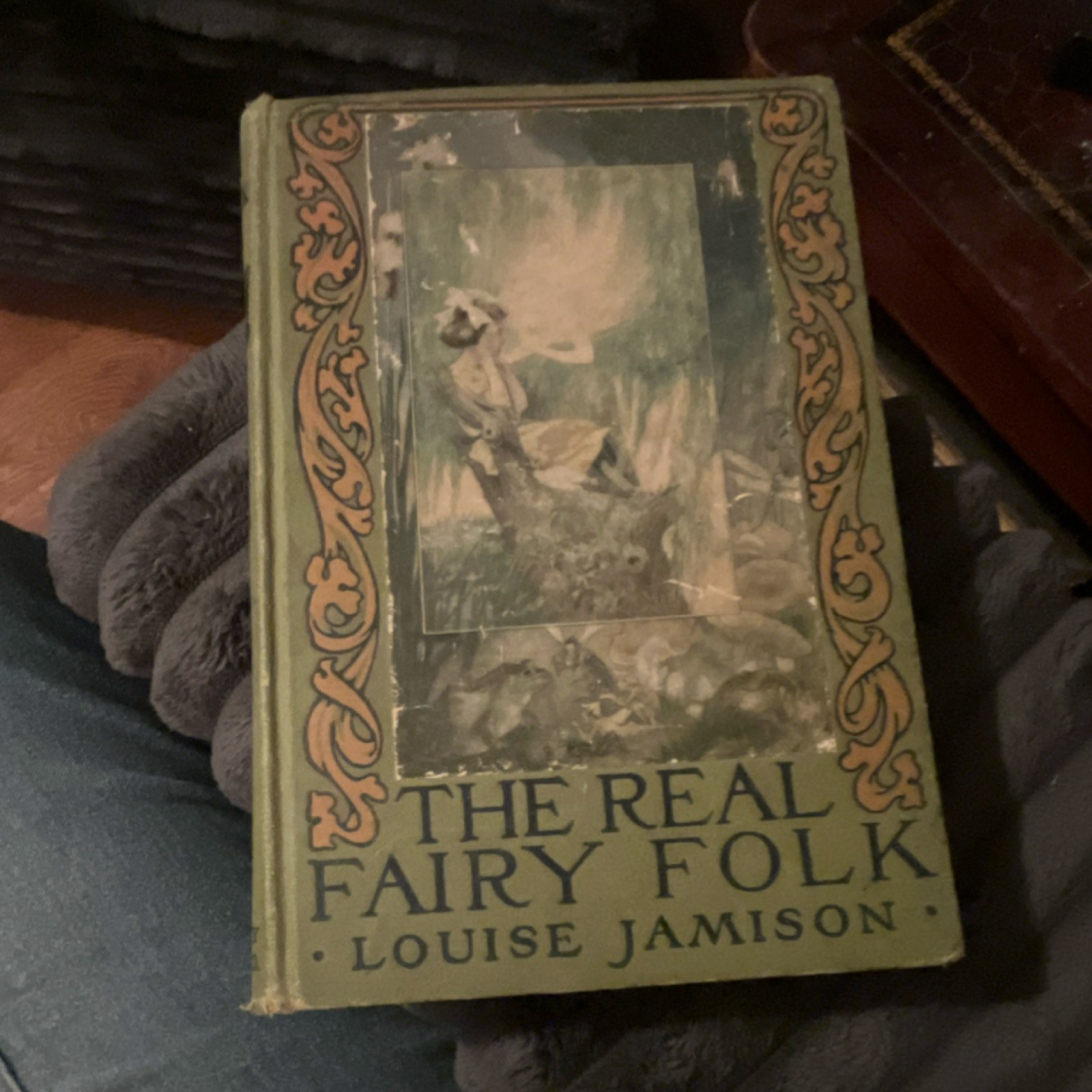 RARE 1912 First Edition THE REAL FAIRY FOLK Louise Jamison Doubleday Page Illust