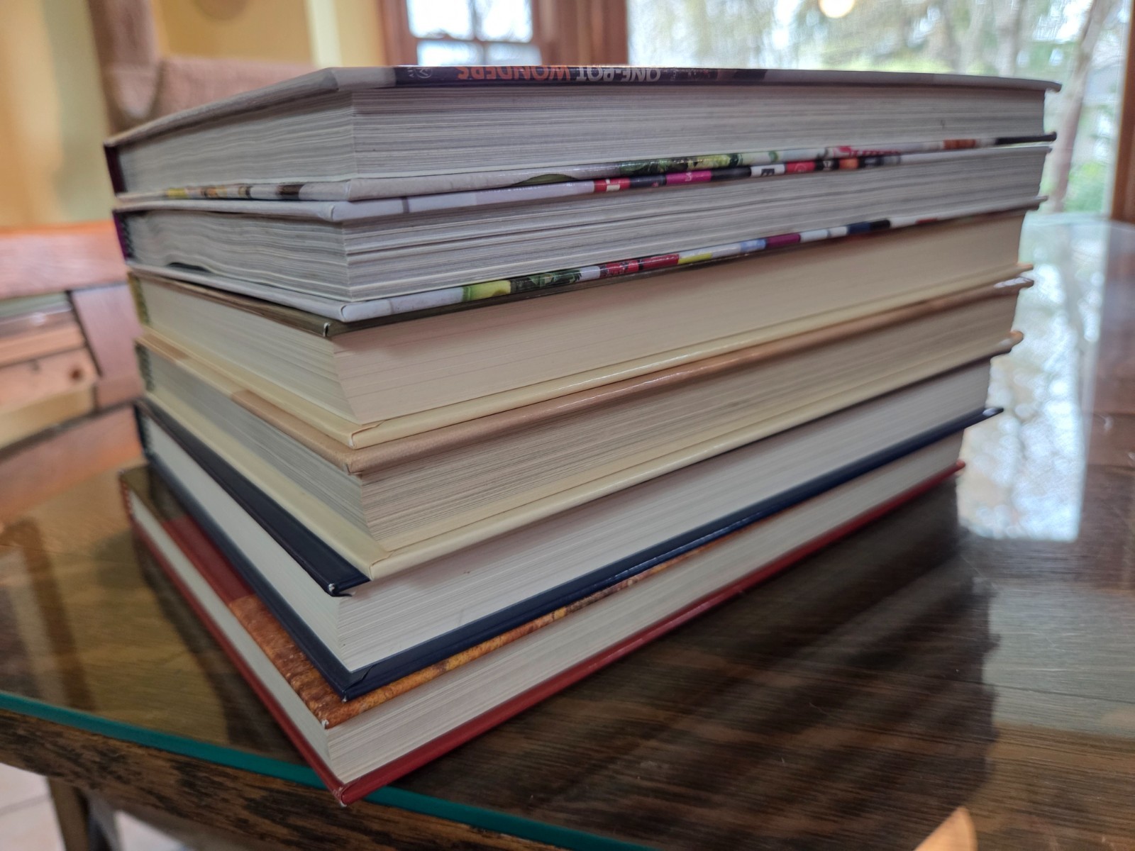 Lot of 6 Food and Wine Cookbooks Hardcovers Recipes 1990’s & 2014, 2015