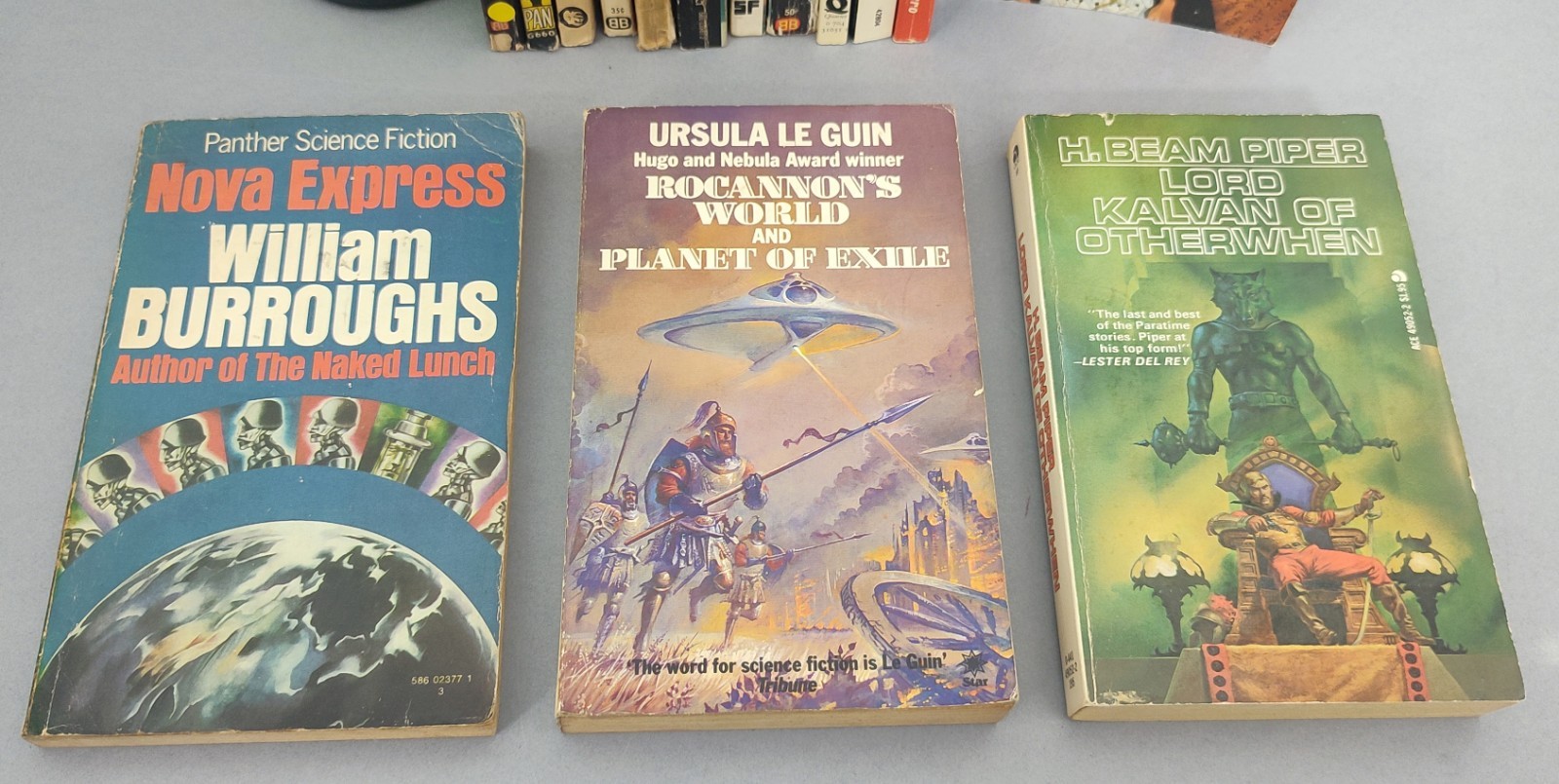 Lot of 15 paperback Sci Fi Horror classics Ursula Le Guin William Burroughs