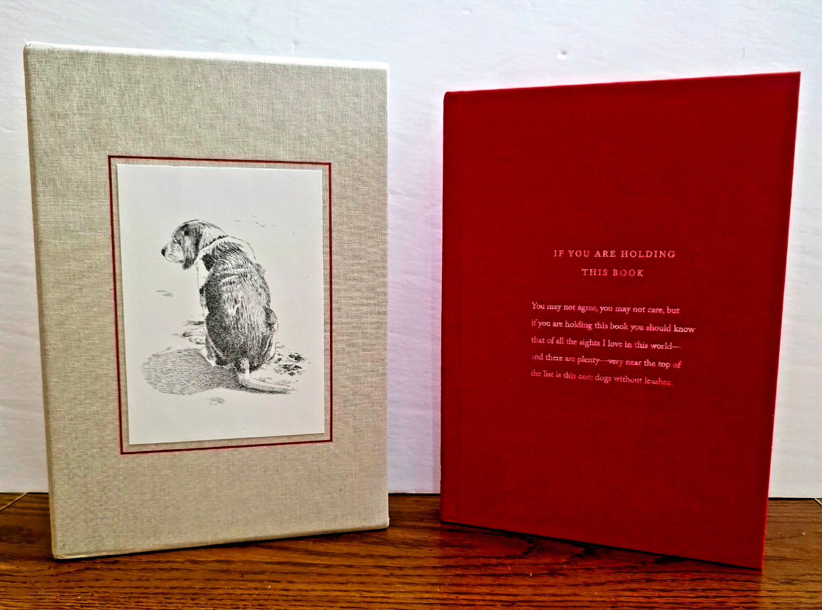 Mary Oliver Dog Songs Deluxe Edition HC First Printing 2014 w/ Slipcase VG