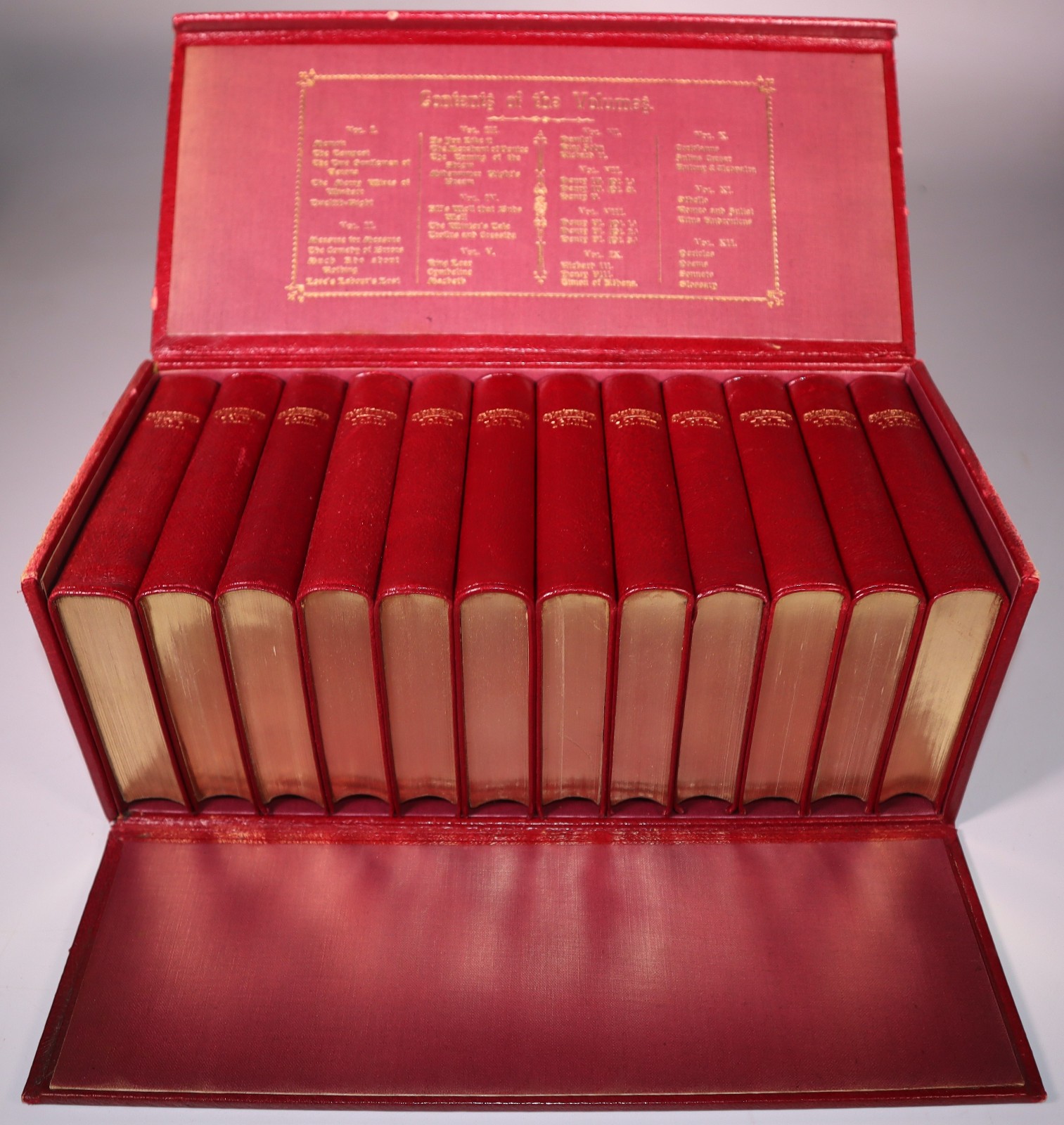 1900s The Bedford Edition Works of William Shakespeare Shakspeare 12 Vols Small