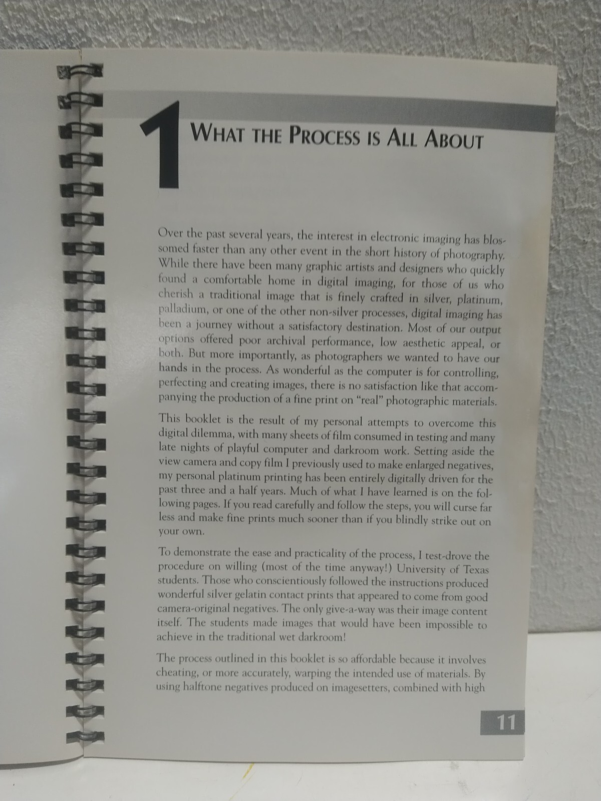 Making Digital Negatives for Contact Printing with Floppy Disk 1995 Photography