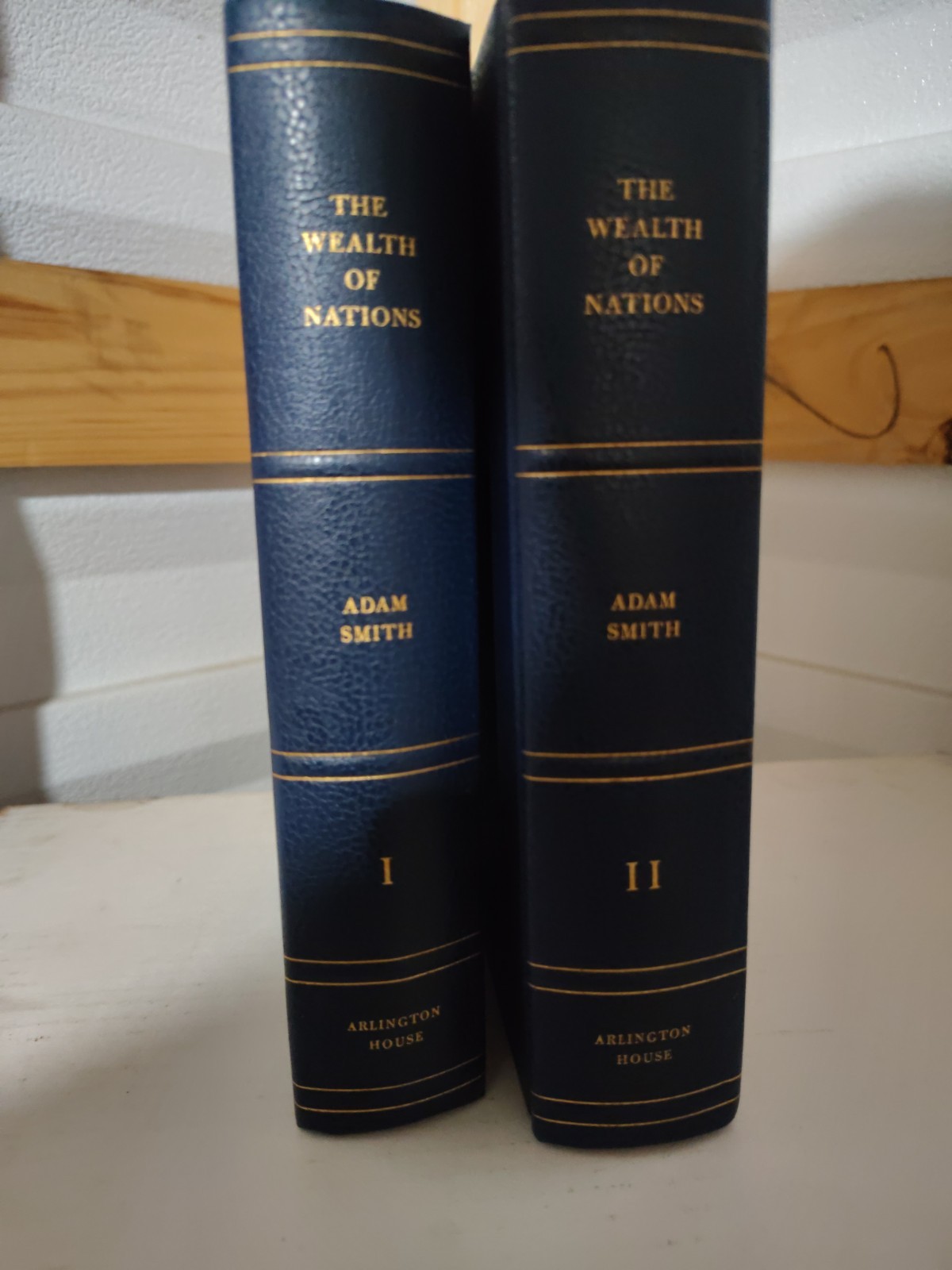 The Wealth of Nations – Adam Smith – Vol 1 & 2 – Arlington House Hardcover