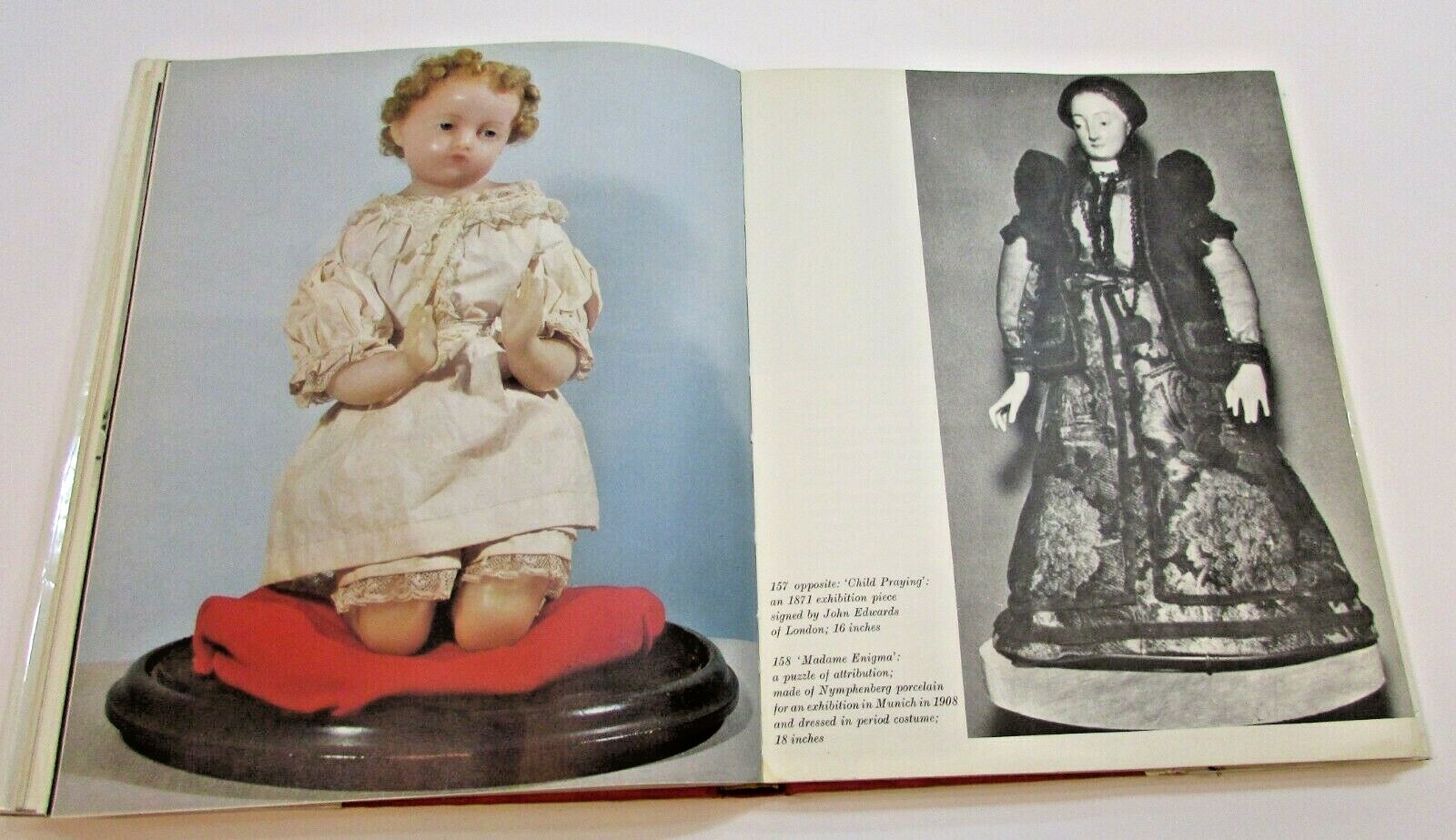 Vintage 1968 Dolls Dollmakers Mary Hillier Illustrated 2 lb Hardcover Book w dj