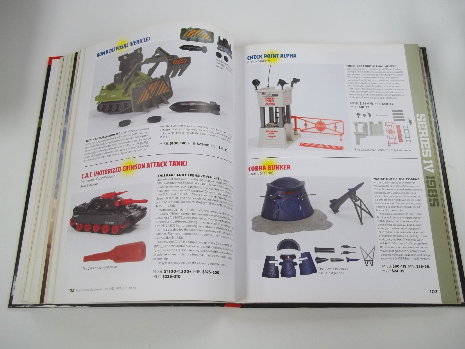 THE ULTIMATE GUIDE TO G.I. JOE 1982-1994 – 3RD ED – MARK BELLOMO -SMOKE-