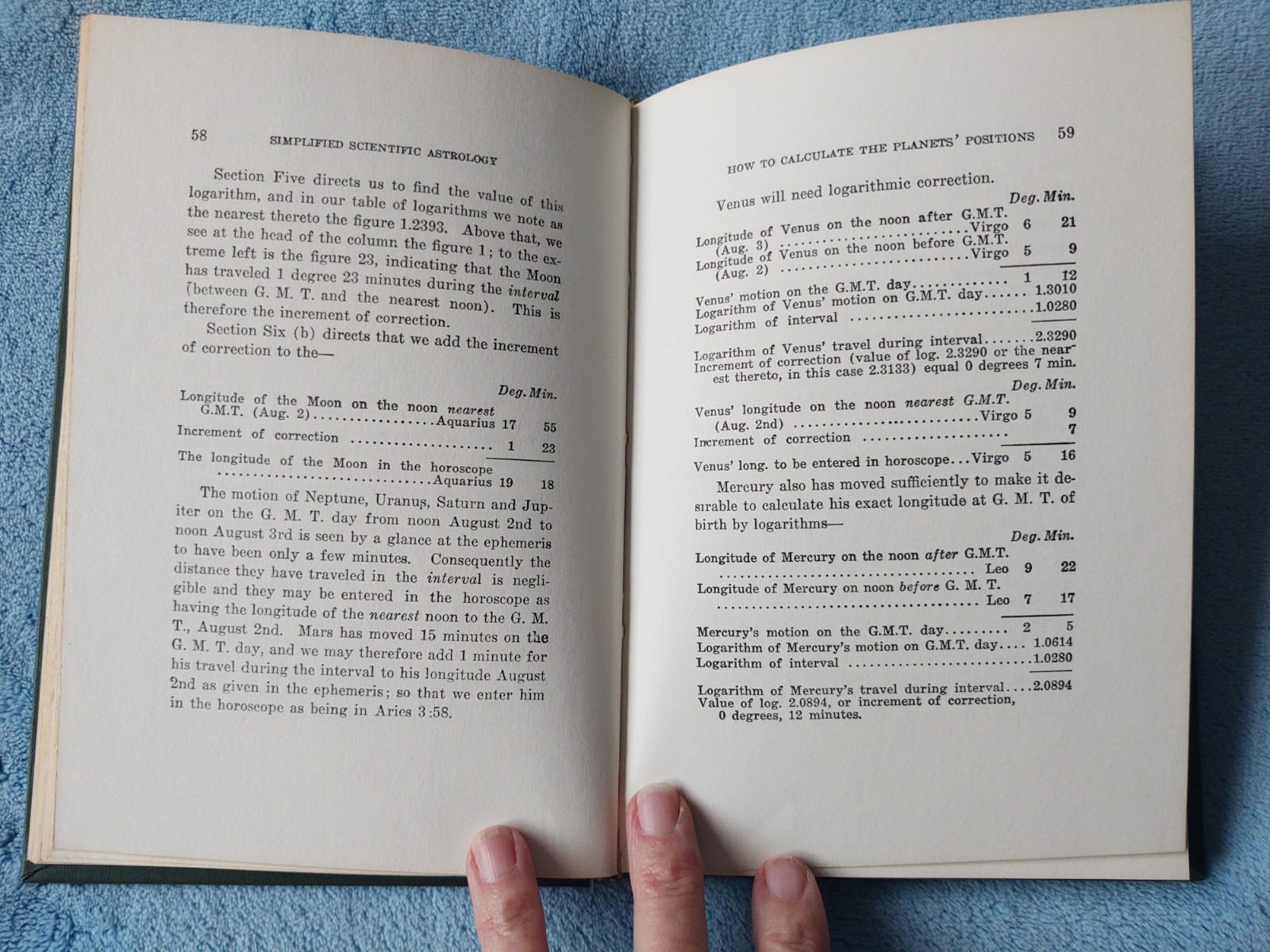 Max Heindel Simplified Scientific Astrology HC Rosicrucian Fellowship 1973