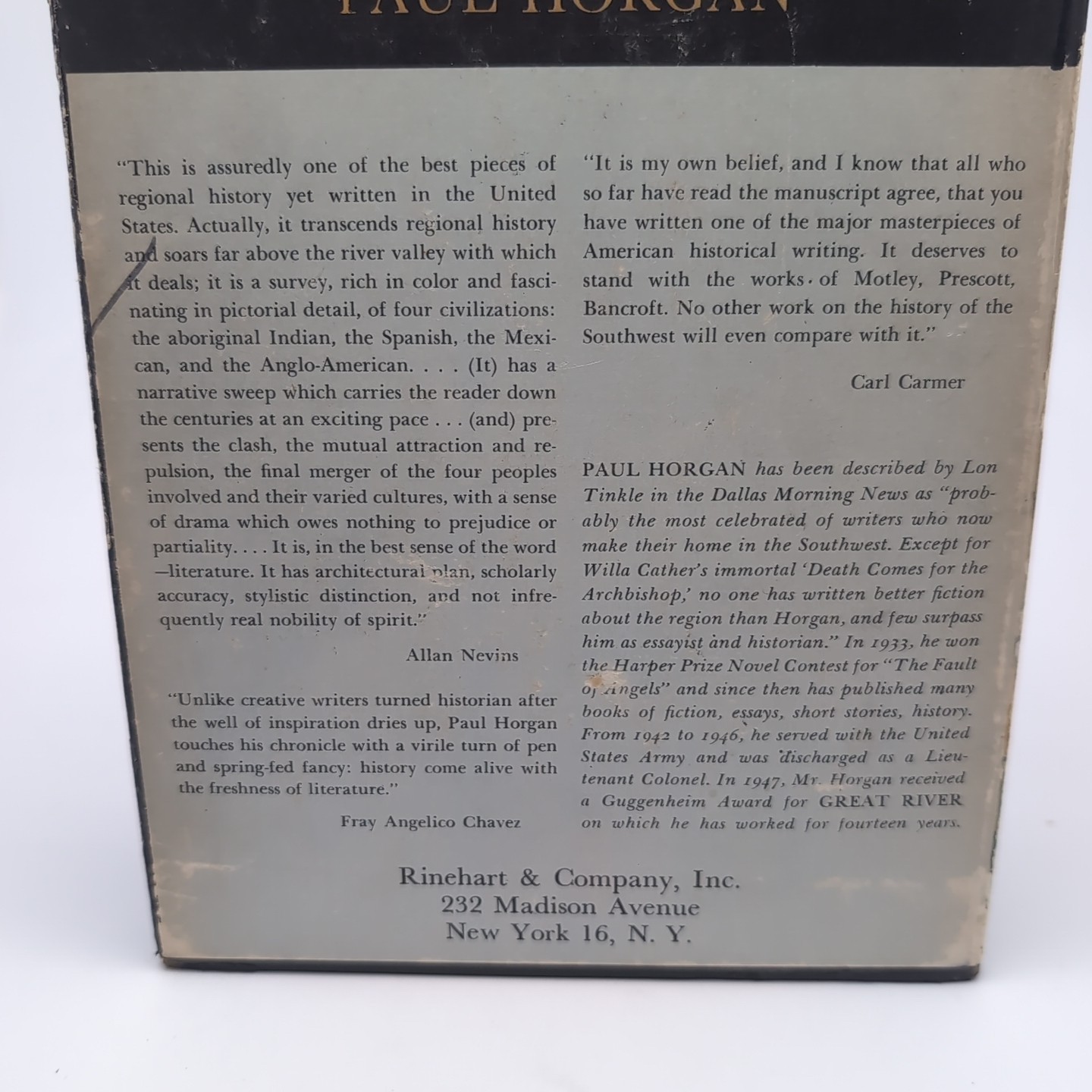 Great River: The Rio Grande – Paul Horgan 1954 Volumes 1 & 2 Hardcover Boxed Set