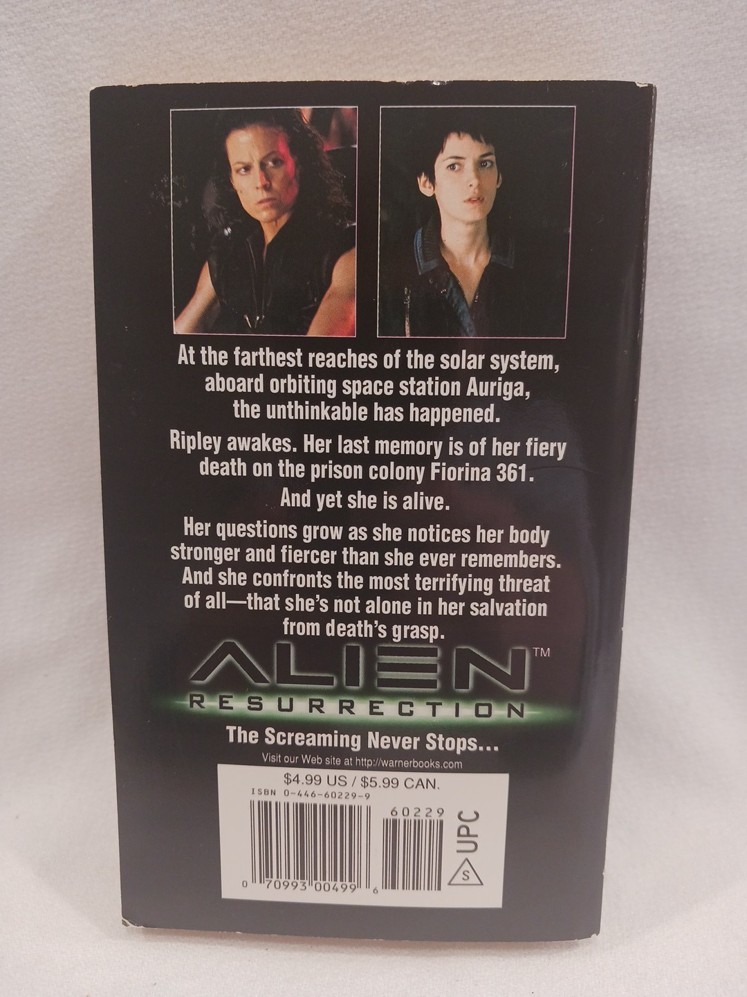 Alien 1979 Alien Resurrection 1997 PB Lot Movie Novelization Tie-In 1st Printing