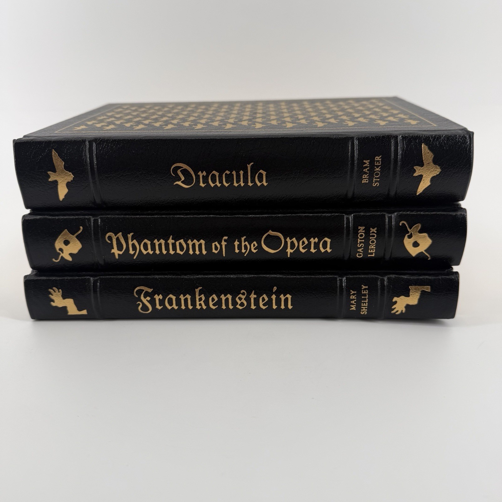 Easton Press Frankenstein Dracula Phantom Of Opera Horror Book Collectors Ed