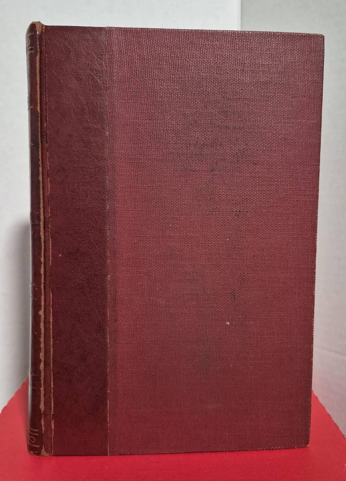 1952 Holy Bible Revised Standard Version RSV Nelson Red Quarter Leather Good