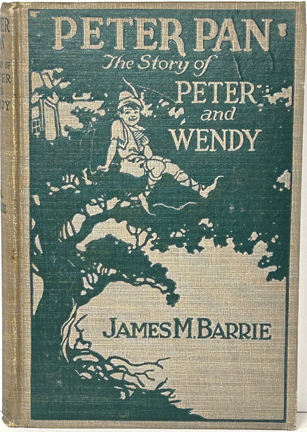 © 1911 PETER PAN AND WENDY Antique FIRST EDITION Childrens J M BARRIE vtg Disney