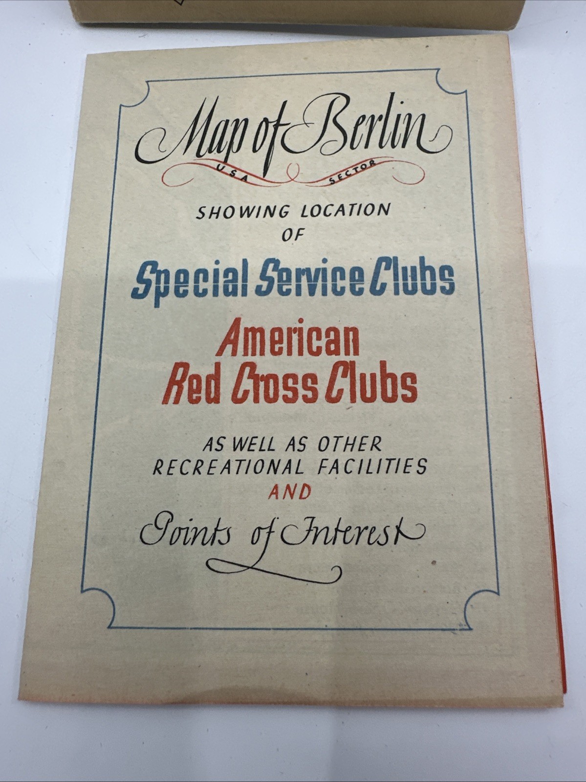 WWII Berlin Occupation Guide 78th Division US Army Map Book (O-4)