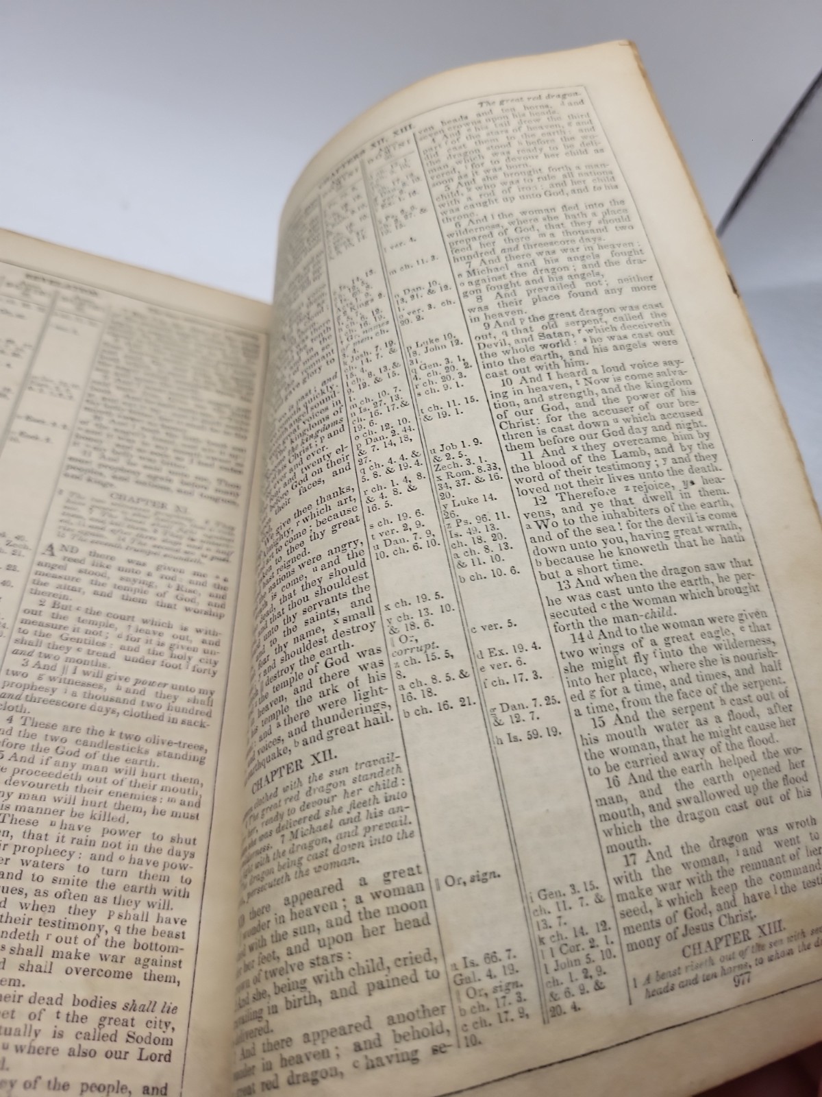 1854 American Bible Society NY Old & New Testament Original Tongues For Repair!