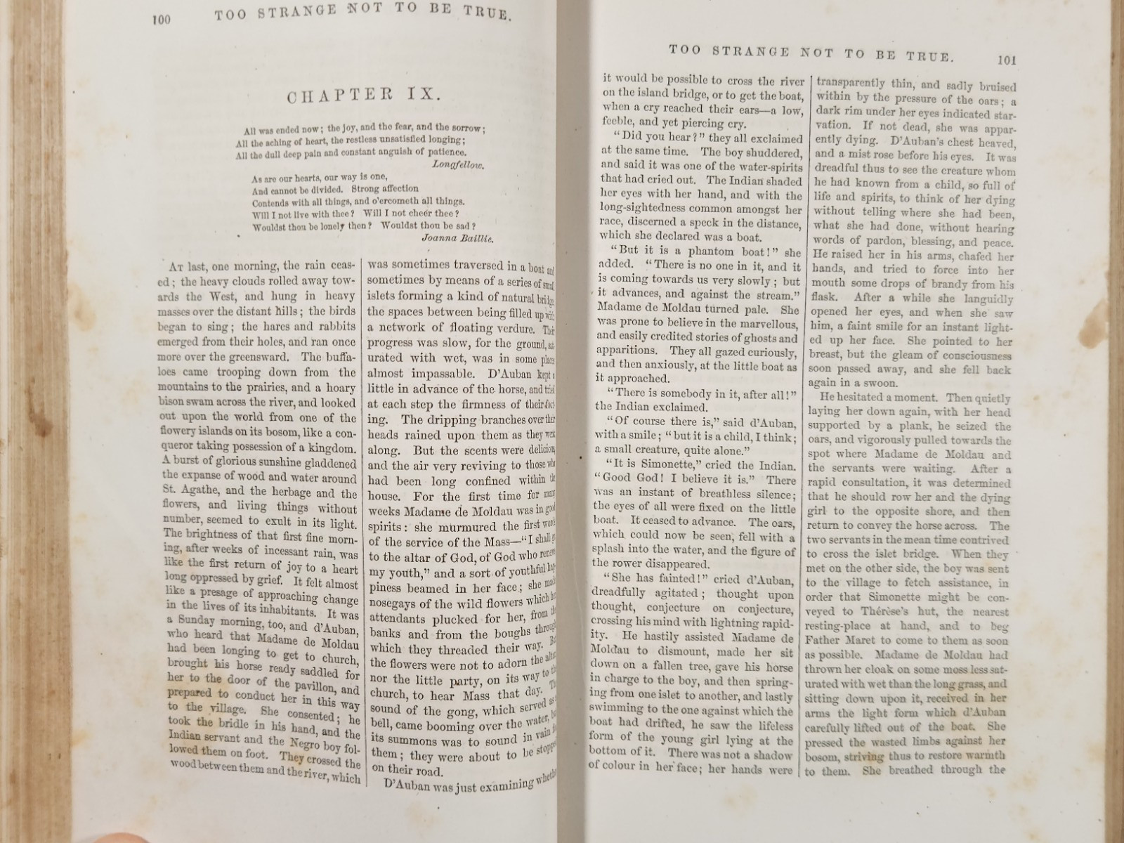 1870 Too Strange Not To Be True A Tale Lady Georgiana Fullerton Vol 1-3 Canada
