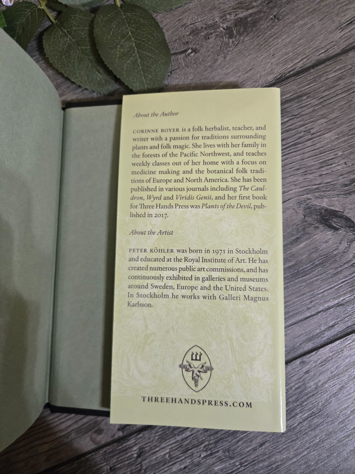 Dream Divination Plants – Corinne Boyer – Three Hands Press – Numbered Hardcover
