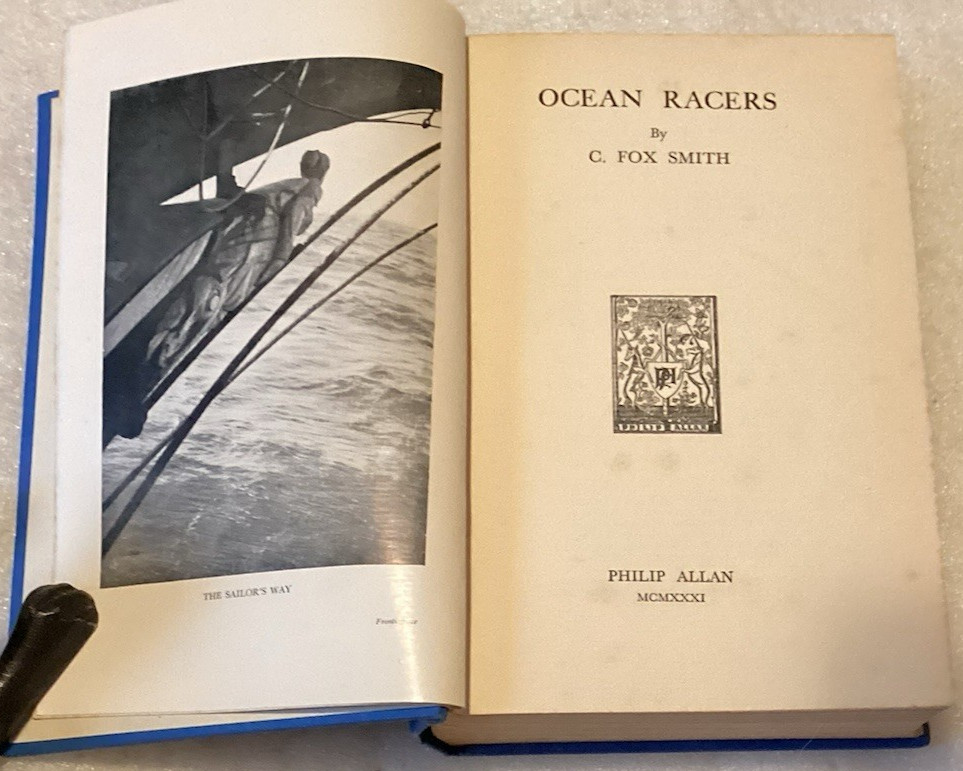 Ocean Racers by C. Fox Smith/Philip Allan and Co Ltd/VERY GOOD 1931 HC/NO DJ