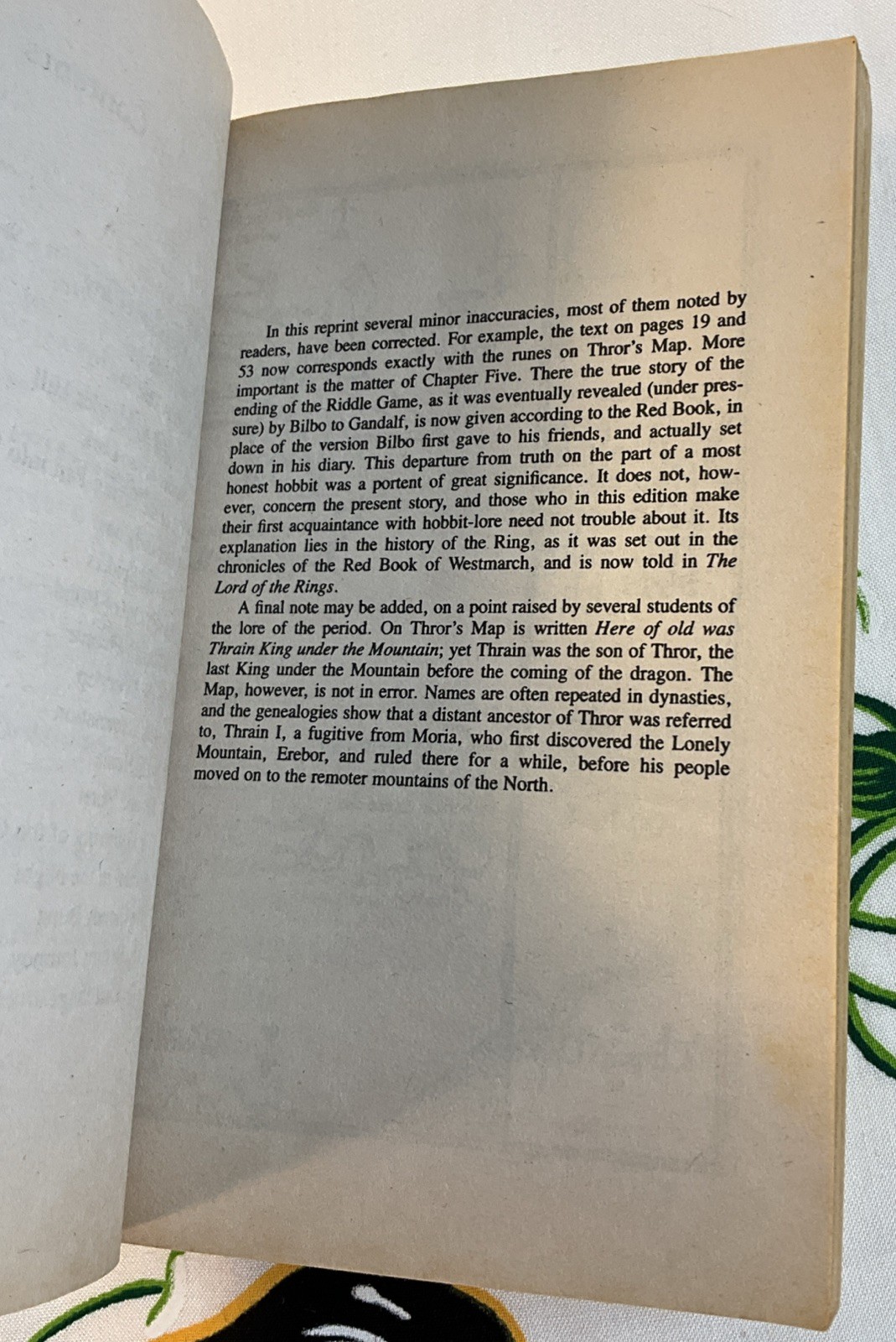 The Hobbit J. R. R. Tolkien 1982 Pbk