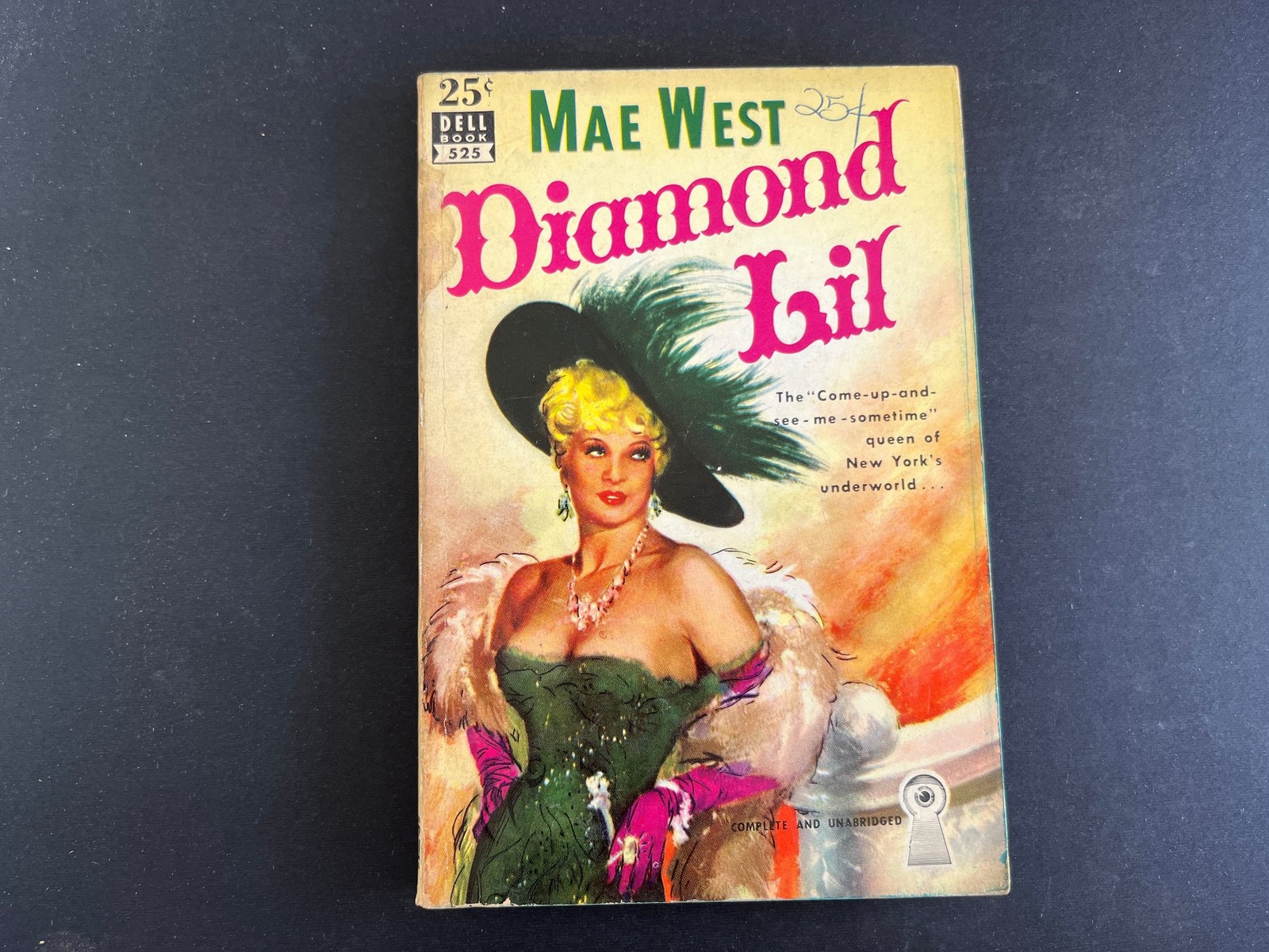 1951 Diamond Lil Dell 525 by Mae West Mass Market Paperback