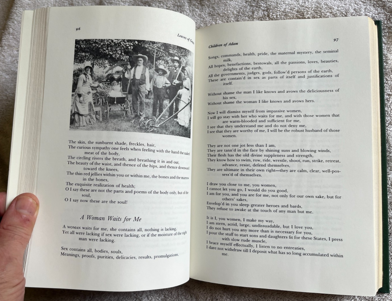 Leaves of Grass book Walt Whitman Franklin Library 1979 poetry literature gilt