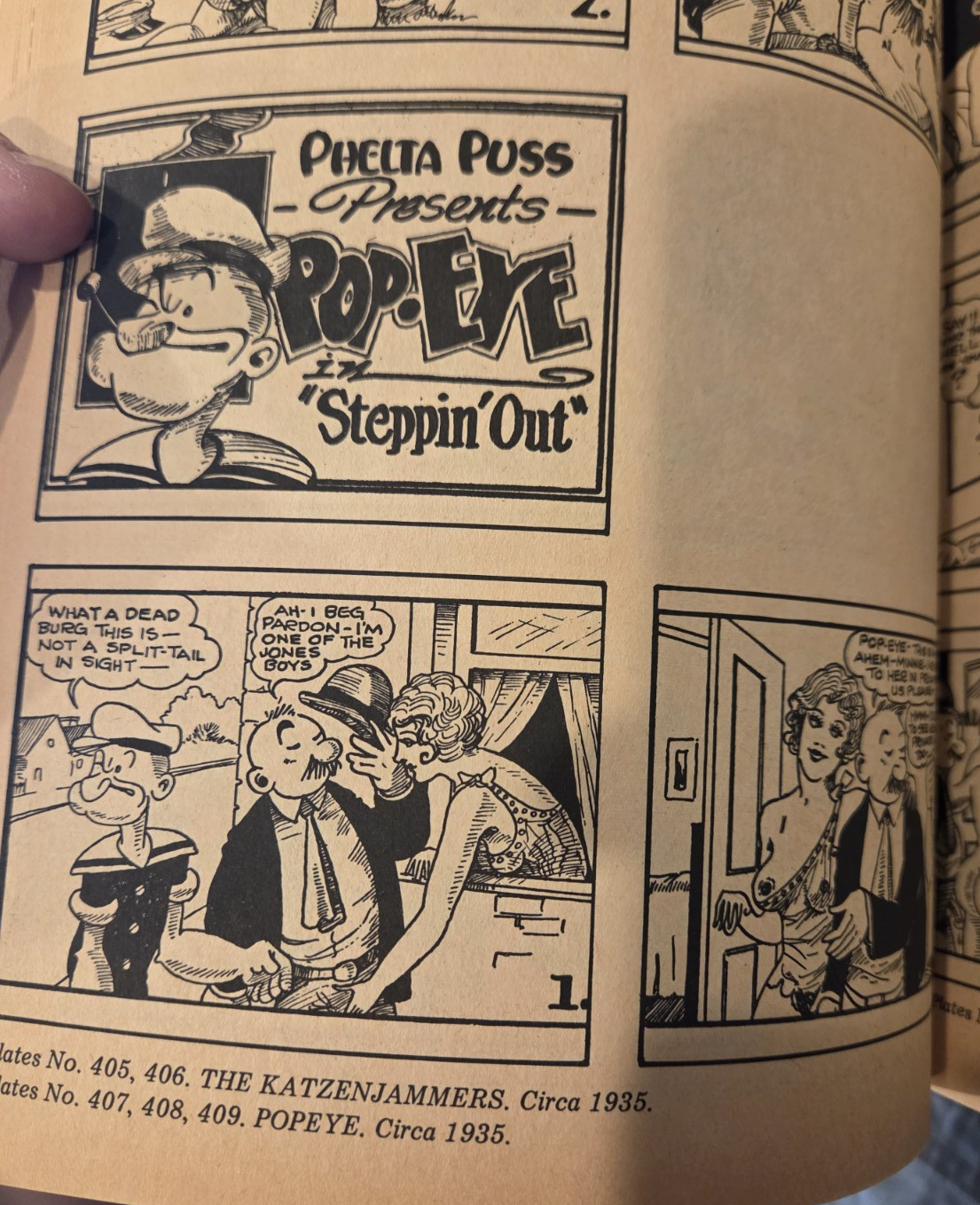 SEX IN COMICS: A HISTORY OF THE EIGHT PAGERS (4 VOLUMES) Donald Gilmore 1971
