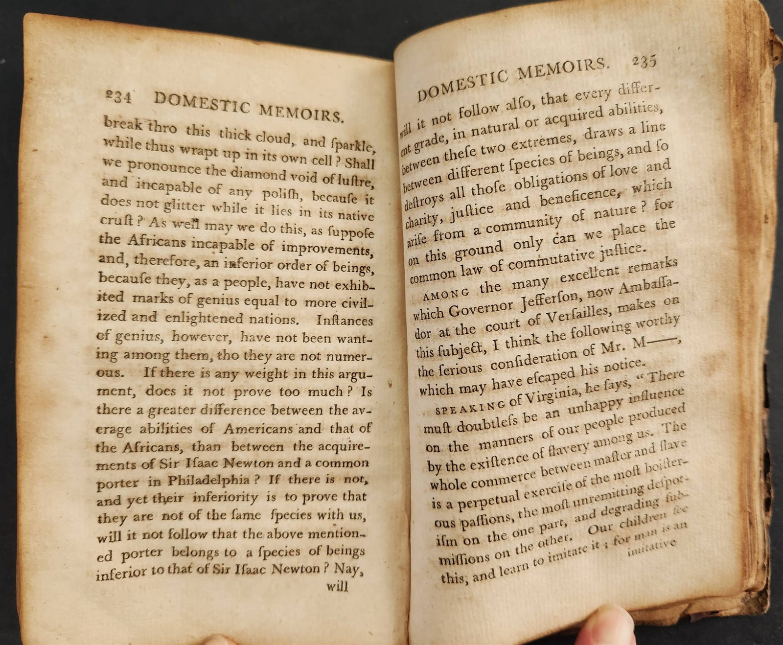 1790 antique BLOOMSGROVE FAMILY MEMOIR female character vain beauty educate VOL2