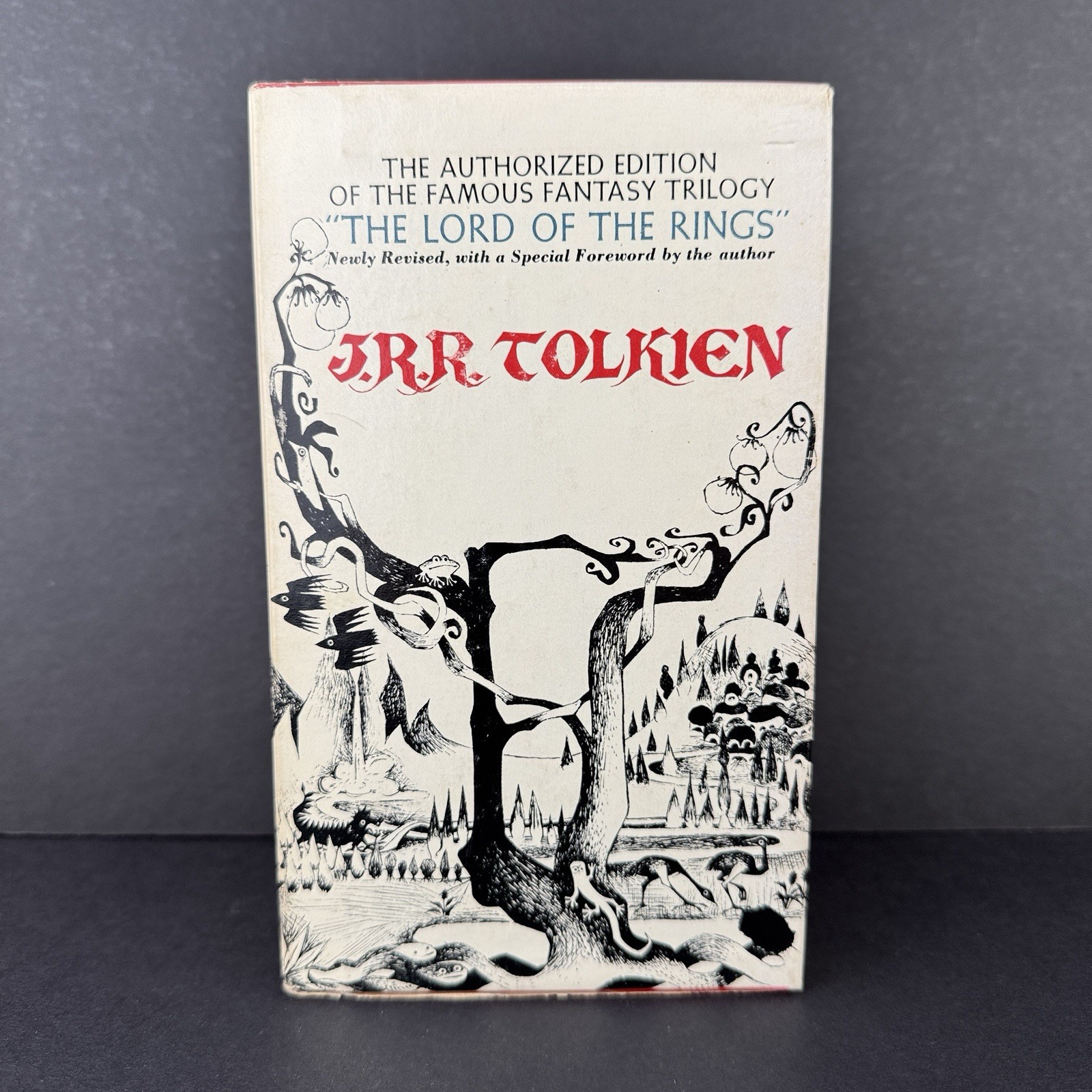 J.R.R. Tolkien Lord of the Rings 1967 Ballantine Paperback Set + B&W Slipcase
