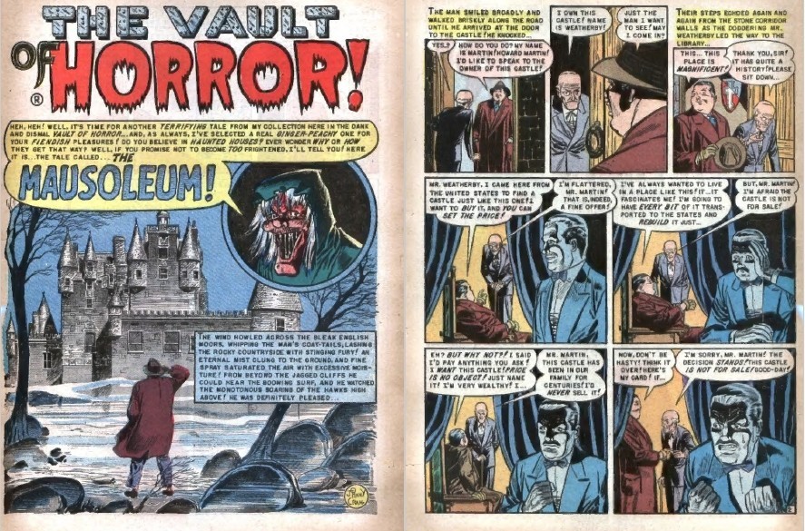 29 old Issues The Vault of Horror Magazine (1950-1955) – Scary & Eerie on DVD