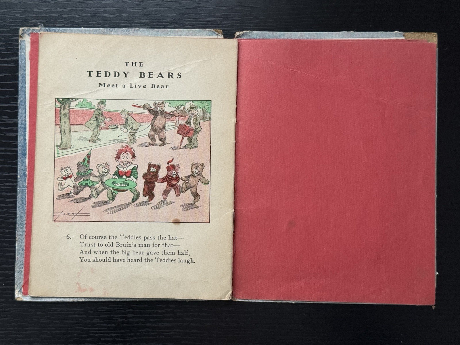 (3) 1907 “The Teddy Bears…” Hardcover Children’s Books The Reilly & Britton Co
