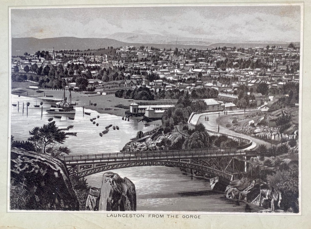 1884 1st ALBUM OF TASMANIAN VIEWS, 18 VERY EARLY VIEWS, FREE EXPRESS WORLD
