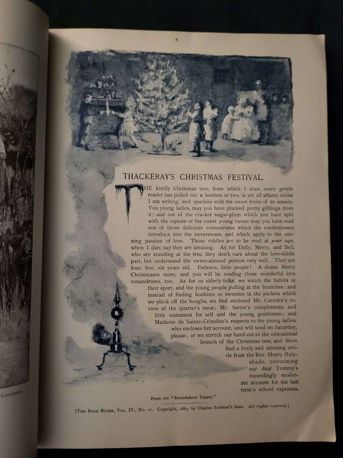 The Book Buyer Magazine Christmas 1887 Fiction & Articles Illustrated