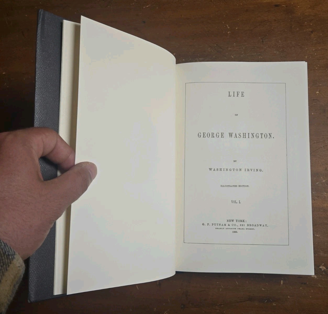 Easton Press – The Life of George Washington by Washington Irving, 5 Vol. LMTD