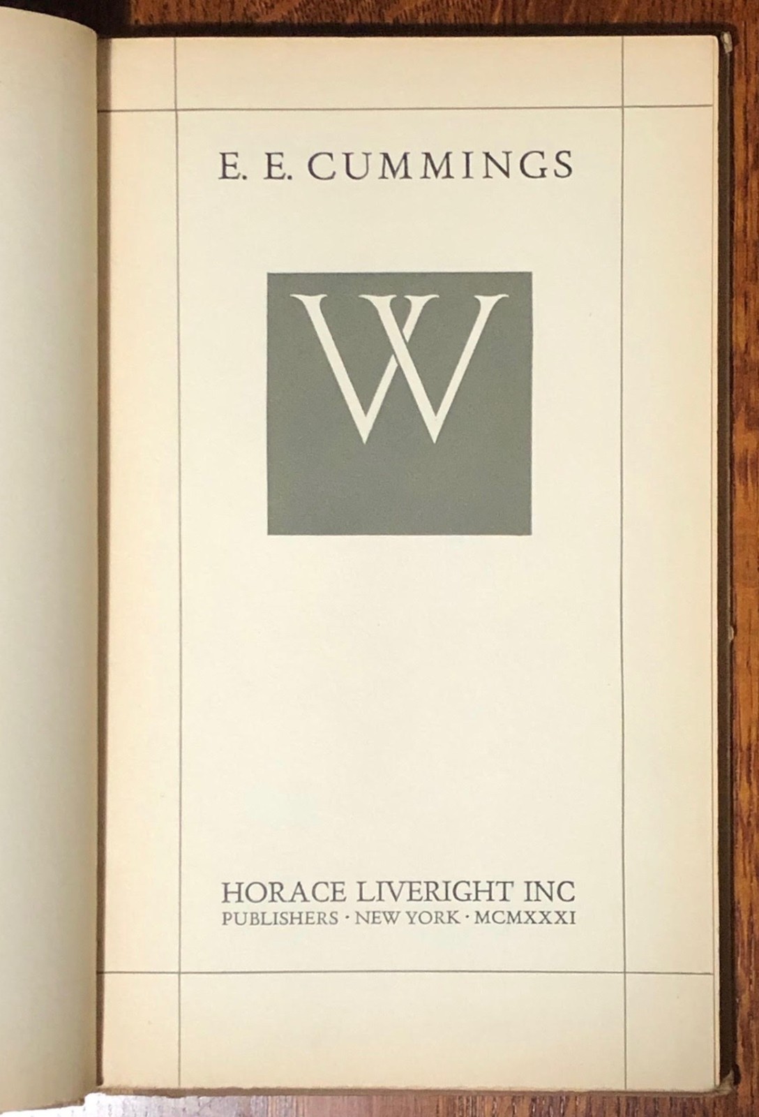 E.E. Cummiongs Viva First Edition 1931 Limited Issue Rare Poetry Book