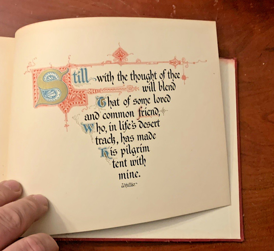 Our Guest Book Ernest Nister E.P. Dutton & Co. Chromolitho Vintage circa 1900