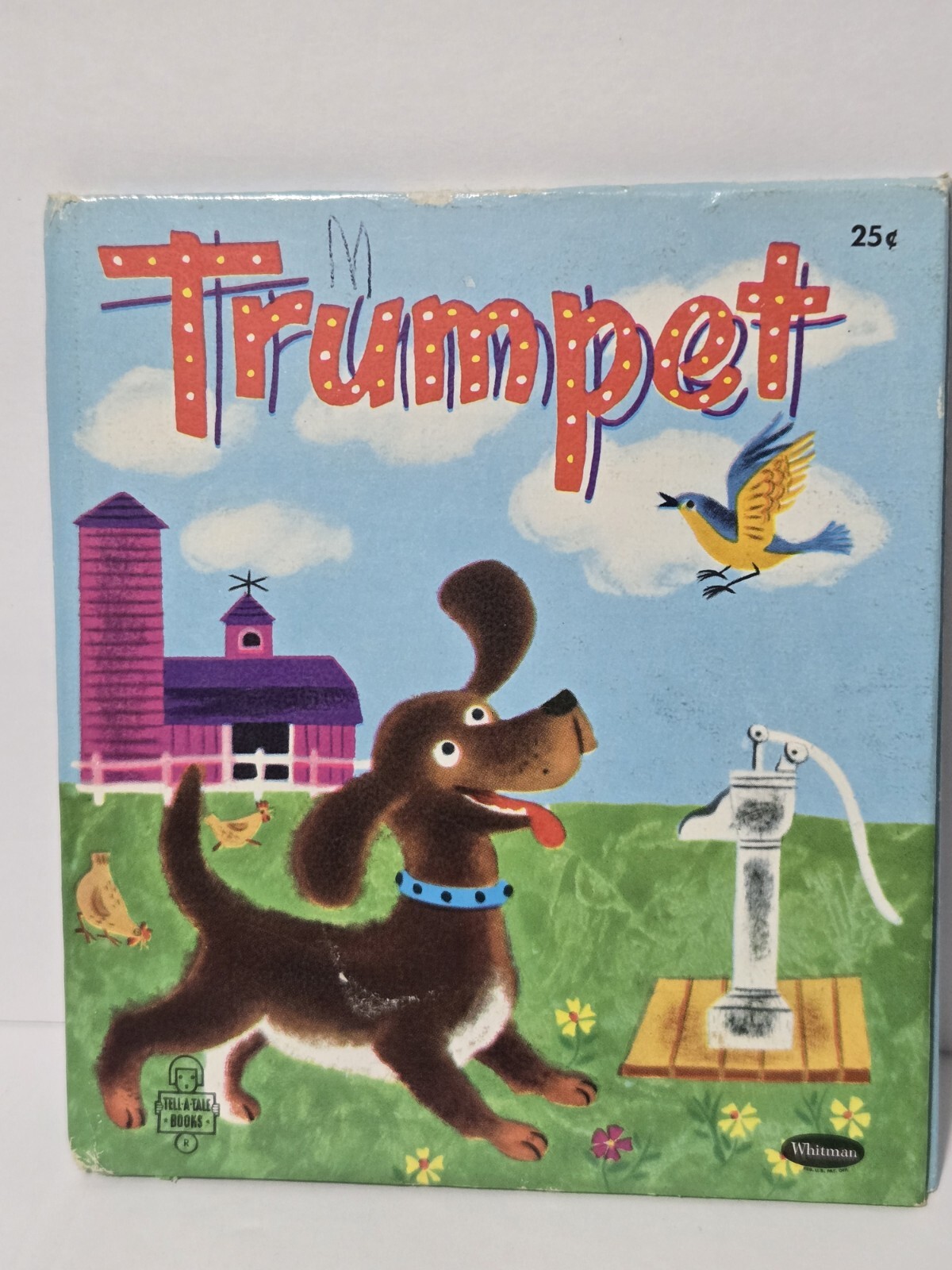 Trumpet Whitman Tell-A-Tale Book 1953 1st Printing Patricia Lynn VINTAGE