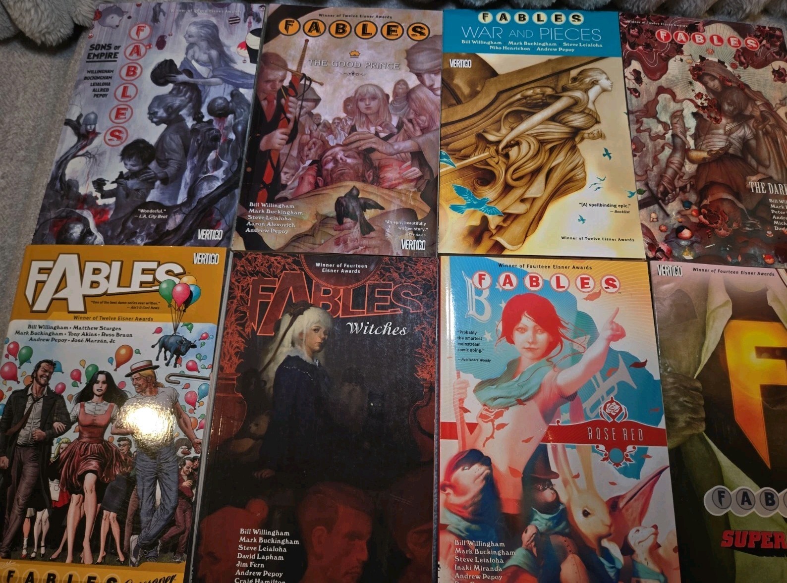 FABLES Graphic Novel TPB Complete Set Vol 1-22 DC/Vertigo Comics + 1 Bonus Books