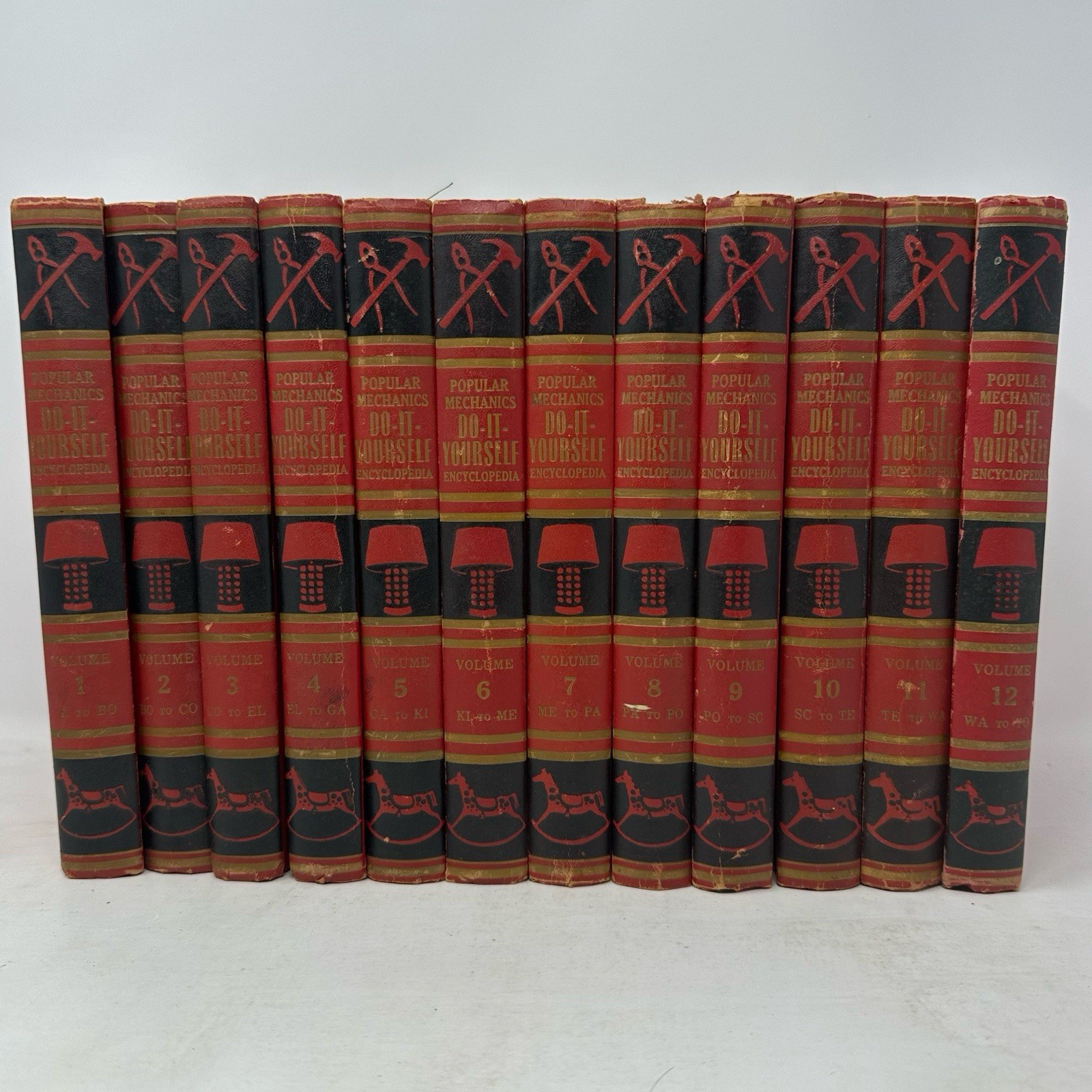 Popular Mechanics Do-It-Yourself Encyclopedia 12 Vol Set 1955 DIY First Edition