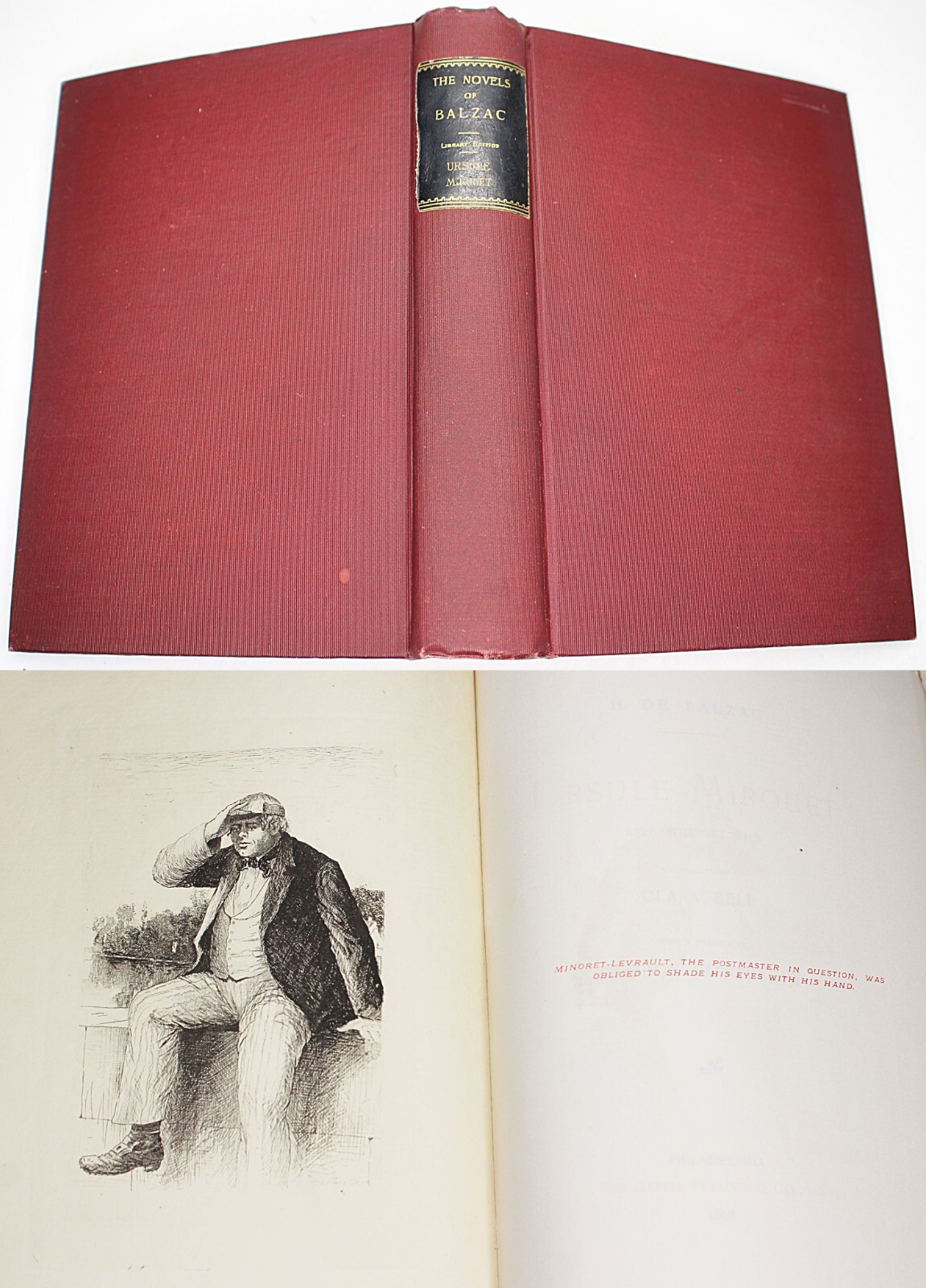 Honoré de Balzac Ursule Mirouet and Other Stories 1898 Engraved Illustrations