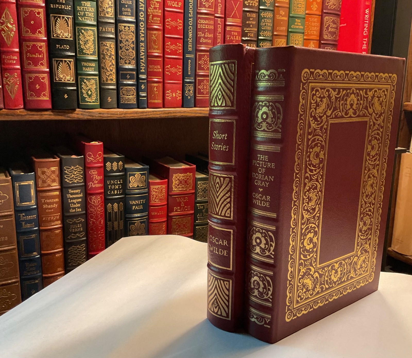 Easton Press Oscar Wilde Picture Of Dorian Gray & Short Stories Two Titles
