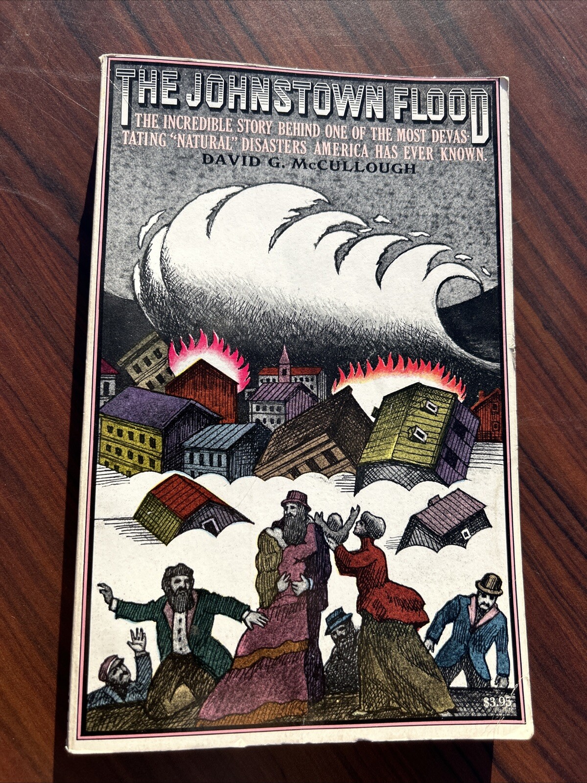 The Johnstown Flood By David G. McCullough, Vintage 1968 Early Edition Rare Hist