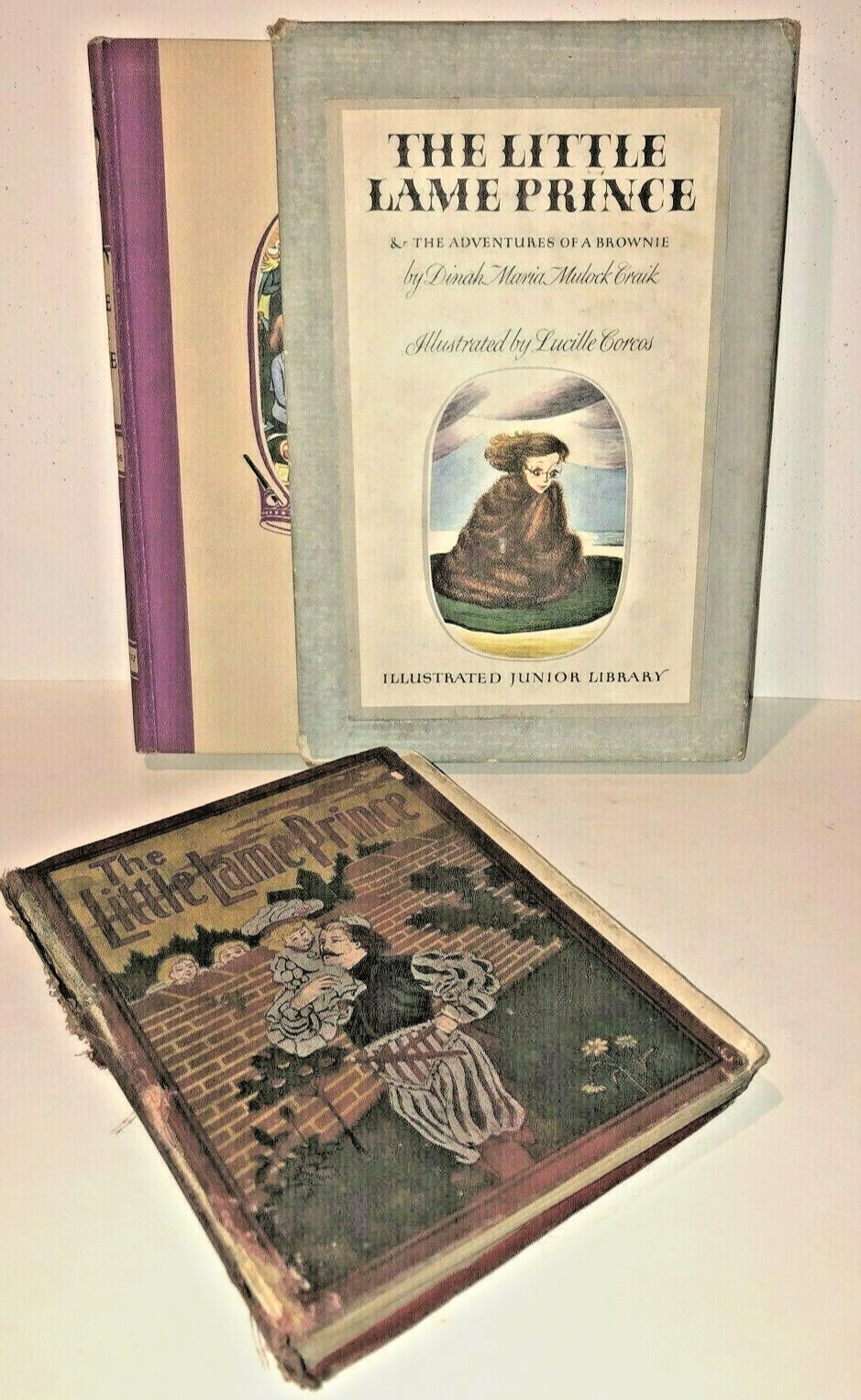 1948 Little Lame Prince & Adventures of a Brownie Craik Color Illustrated Book