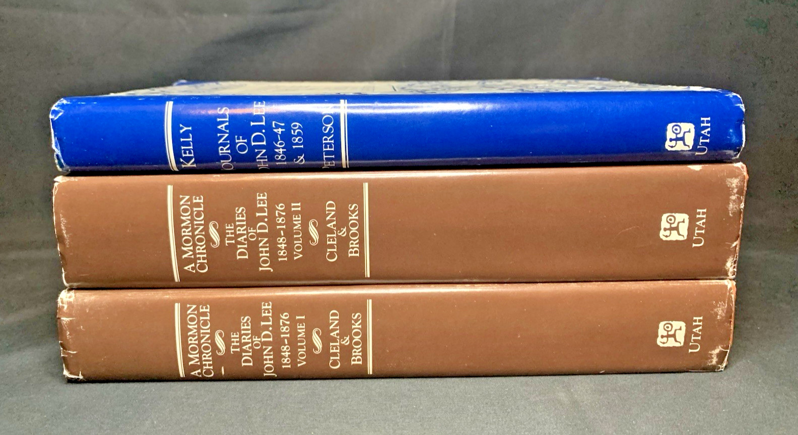 John D Lee Mormon Chronicles Diaries Vol 1 2 Journals University of Utah VHS