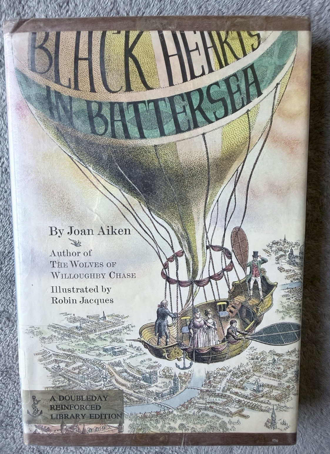 Black Hearts in Battersea 1964 Joan Aiken 1st Edition HC DJ Ex Library Vintage